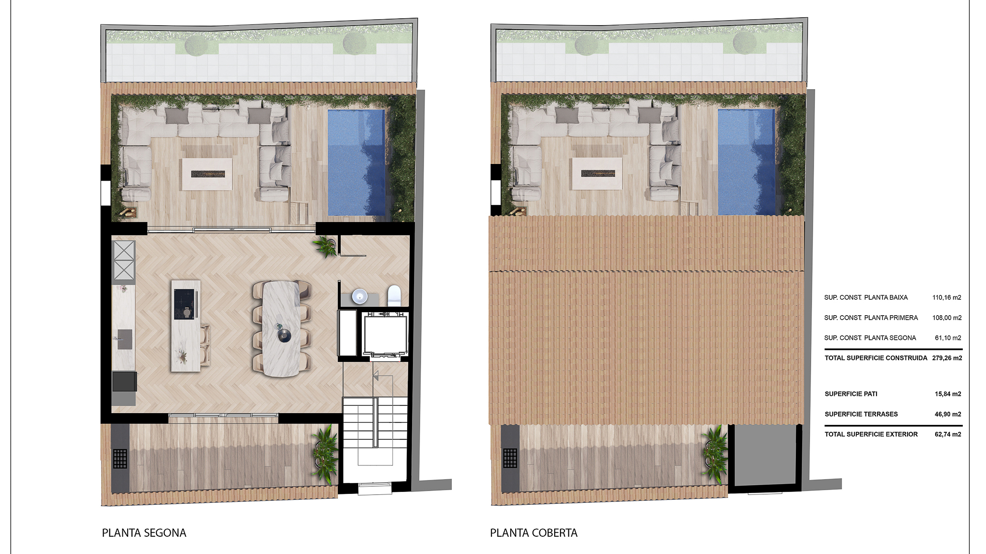 Casa de pueblo para reformar en el centro de Pals, plano