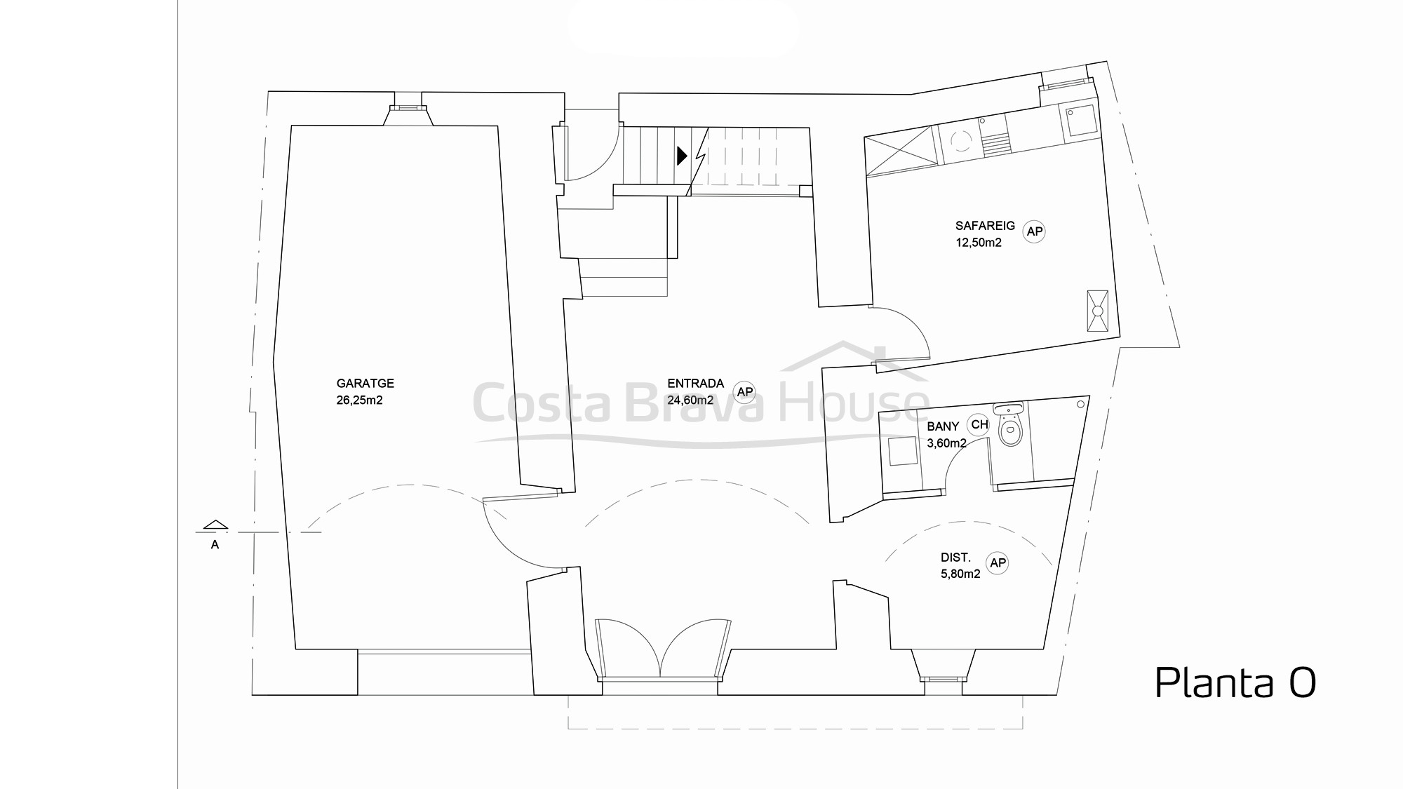 Casa de poble restaurada i modernitzada en venda a Corçà