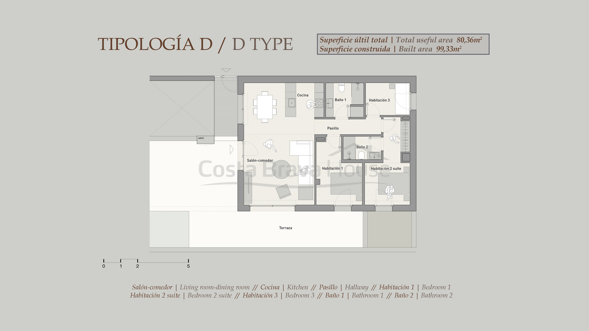 Apartamento de obra nueva con vistas al mar en venta en Sa Riera (Begur)