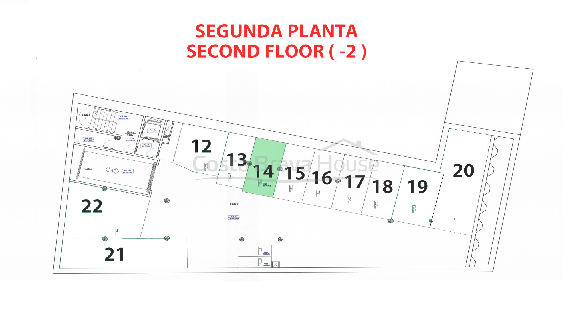 Pàrquing en venda a platja Tamariu