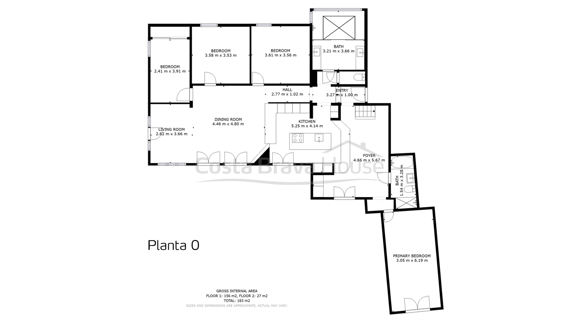 Huis met zwembad en onafhankelijk appartement te koop in Sa Riera (Begur)