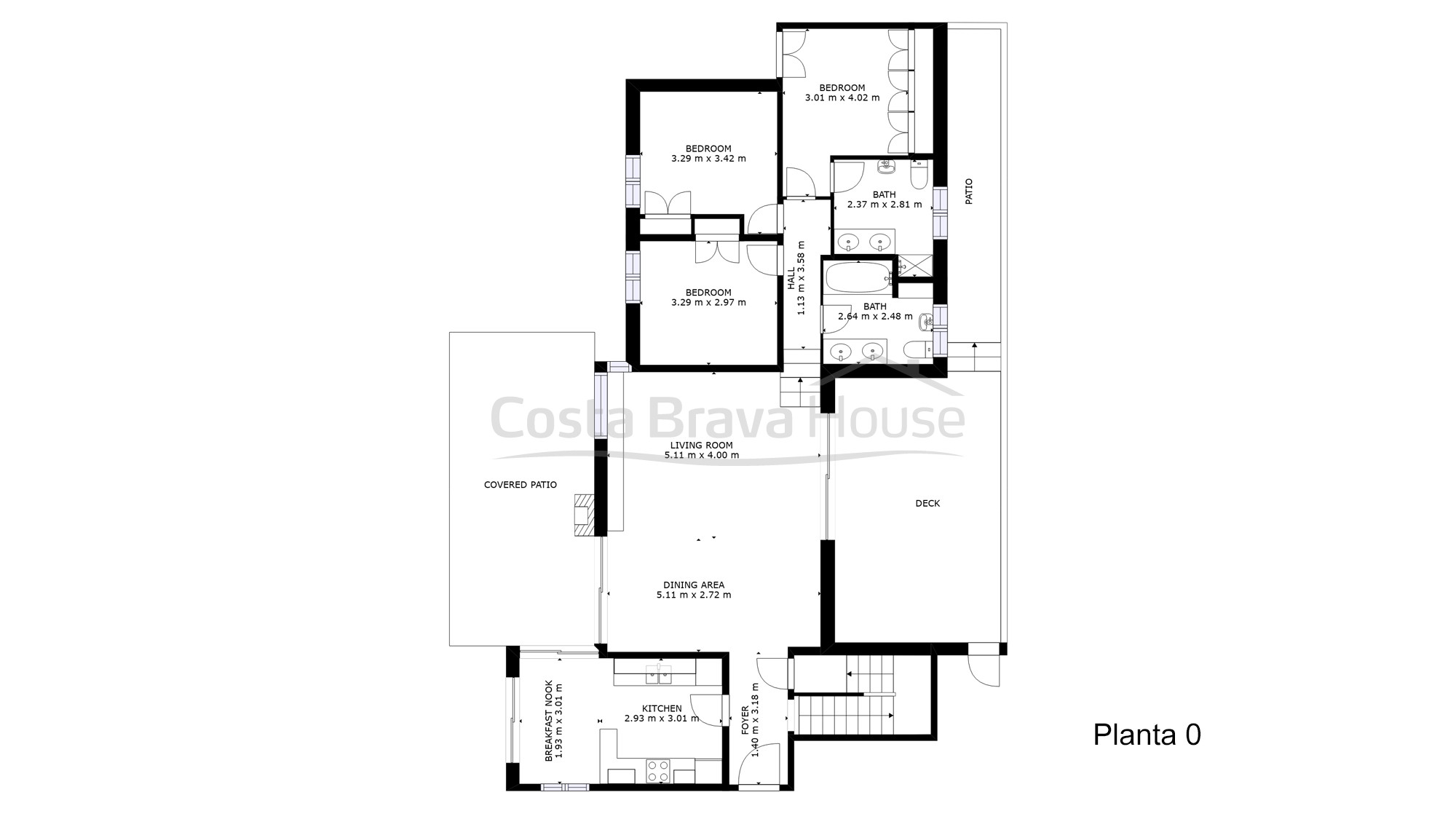 Casa con jardín en venta en Tamariu, a solamente 5 min a pie de la playa y el mar