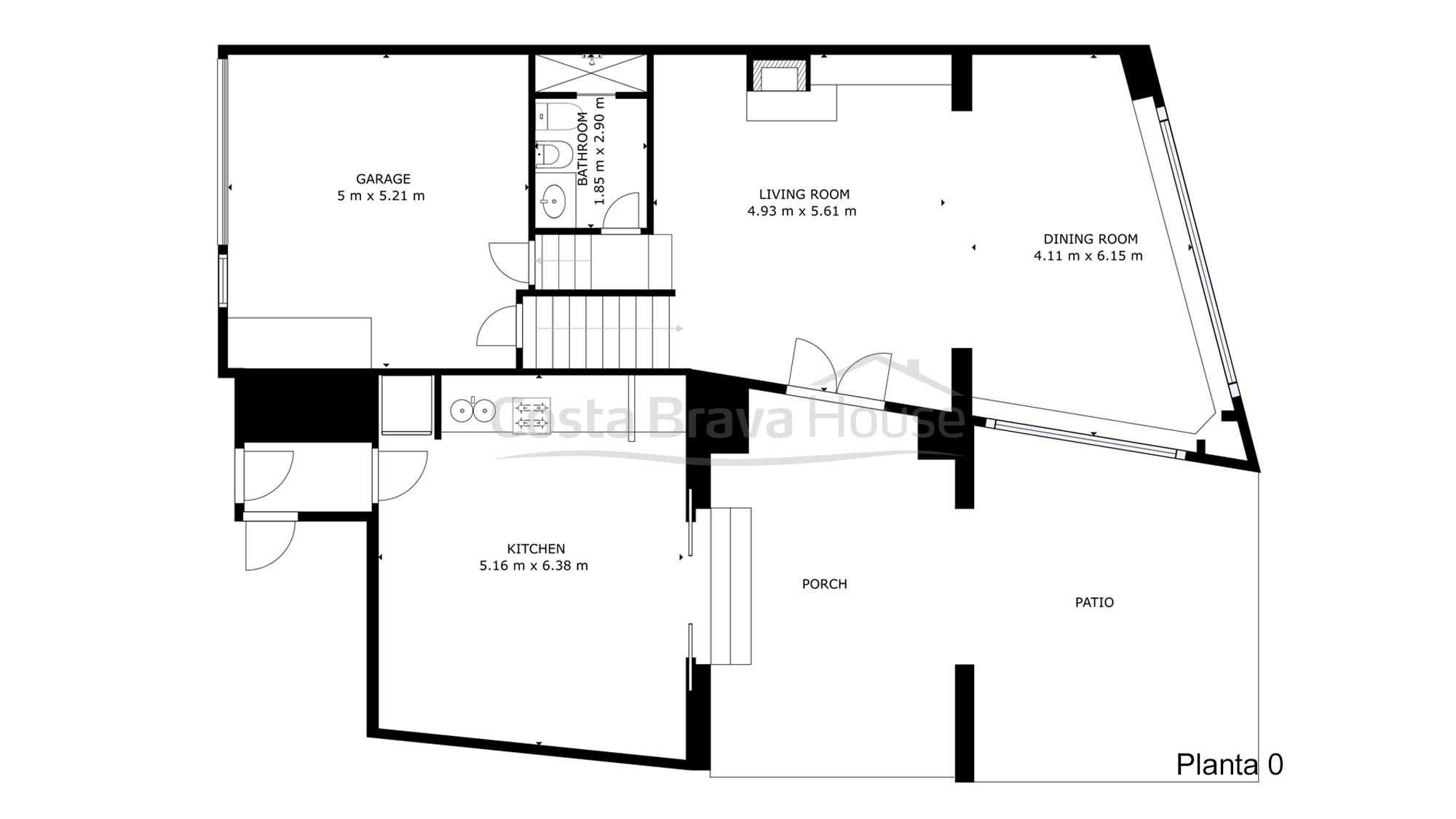 Maison avec jardin à Palamós, à 2 minutes à pied de la plage de La Fosca