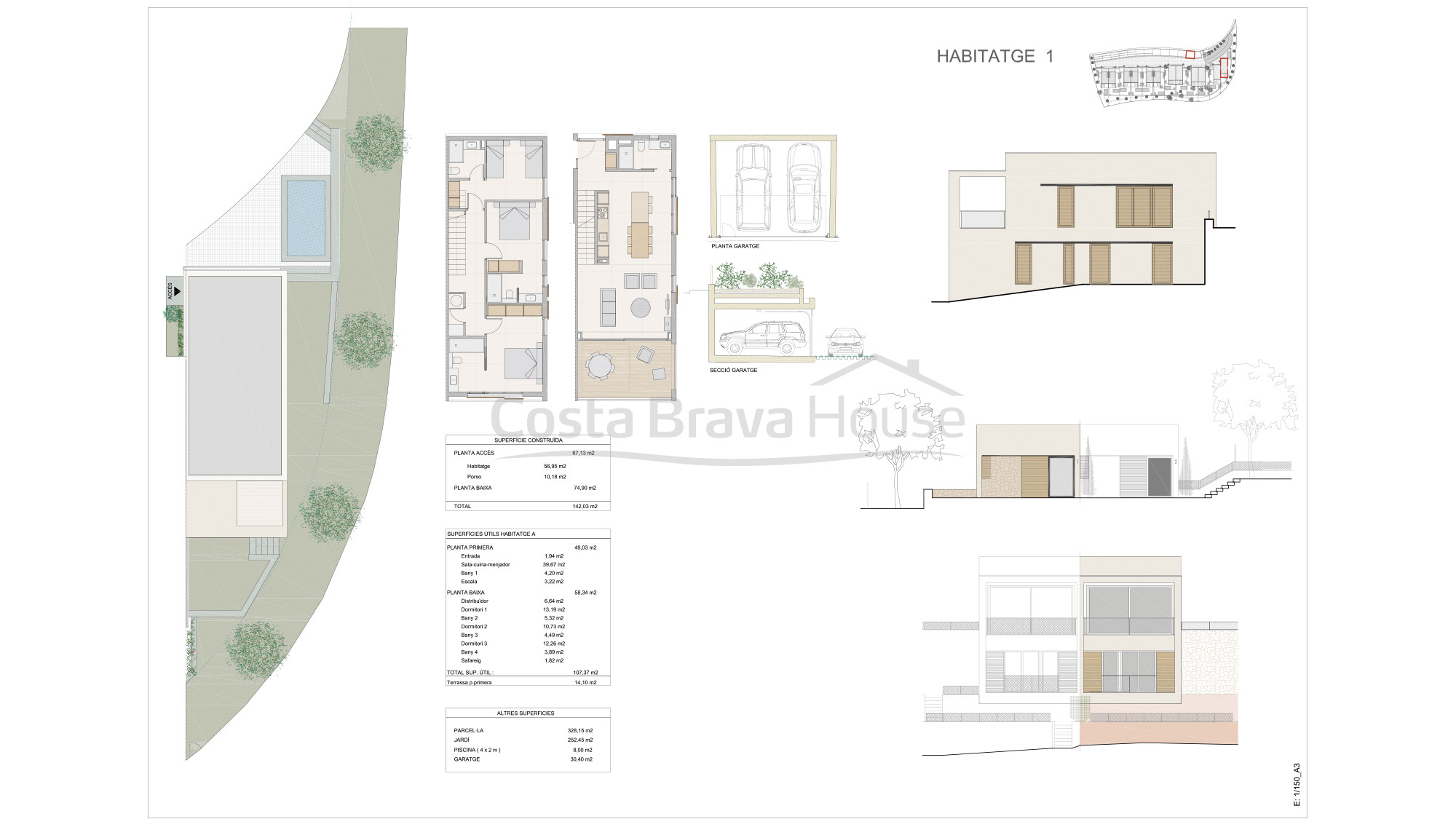 Maison de luxe de nouvelle construction avec jardin et piscine à Begur