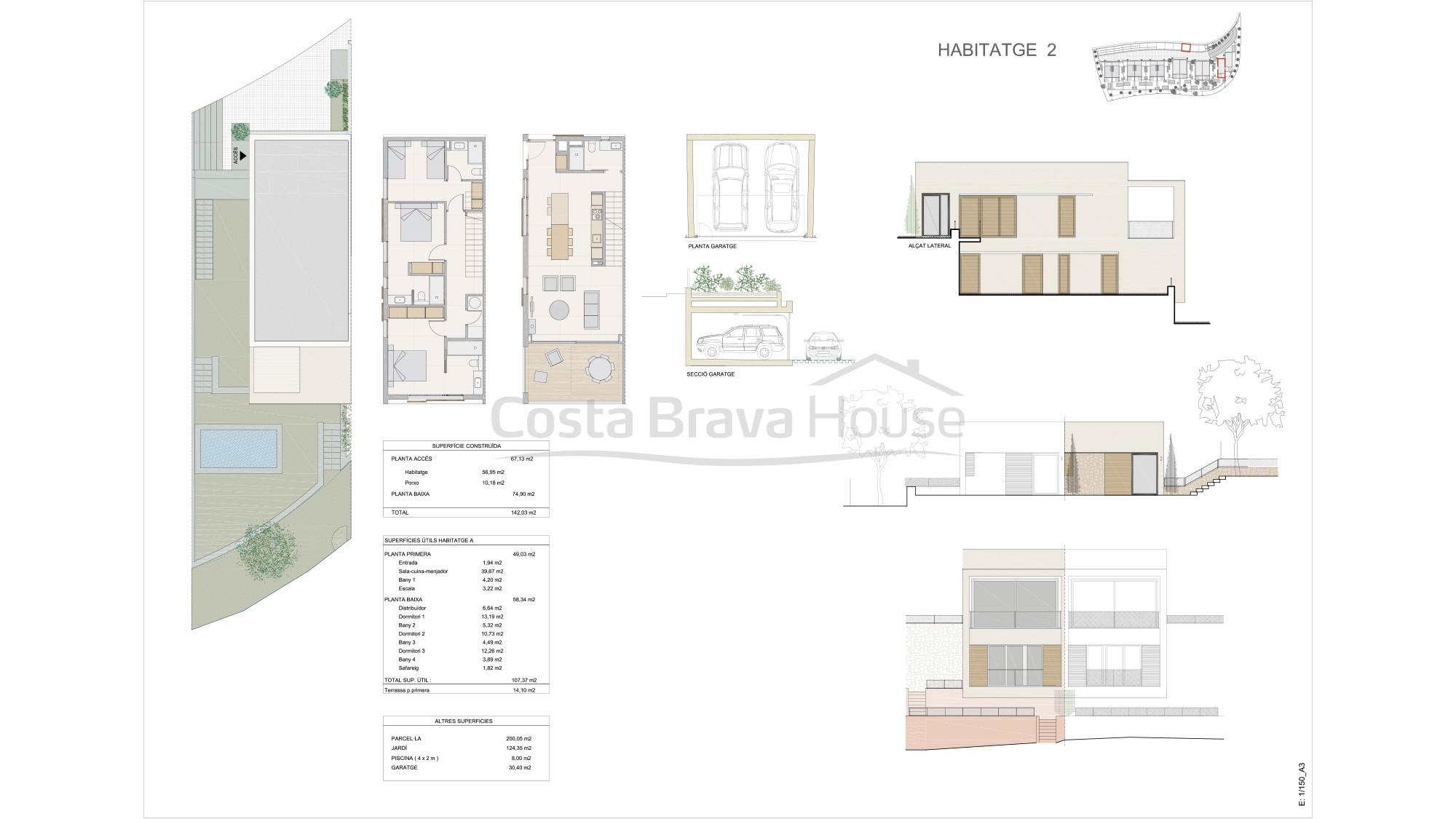 Maison de luxe de nouvelle construction avec jardin et piscine à Begur