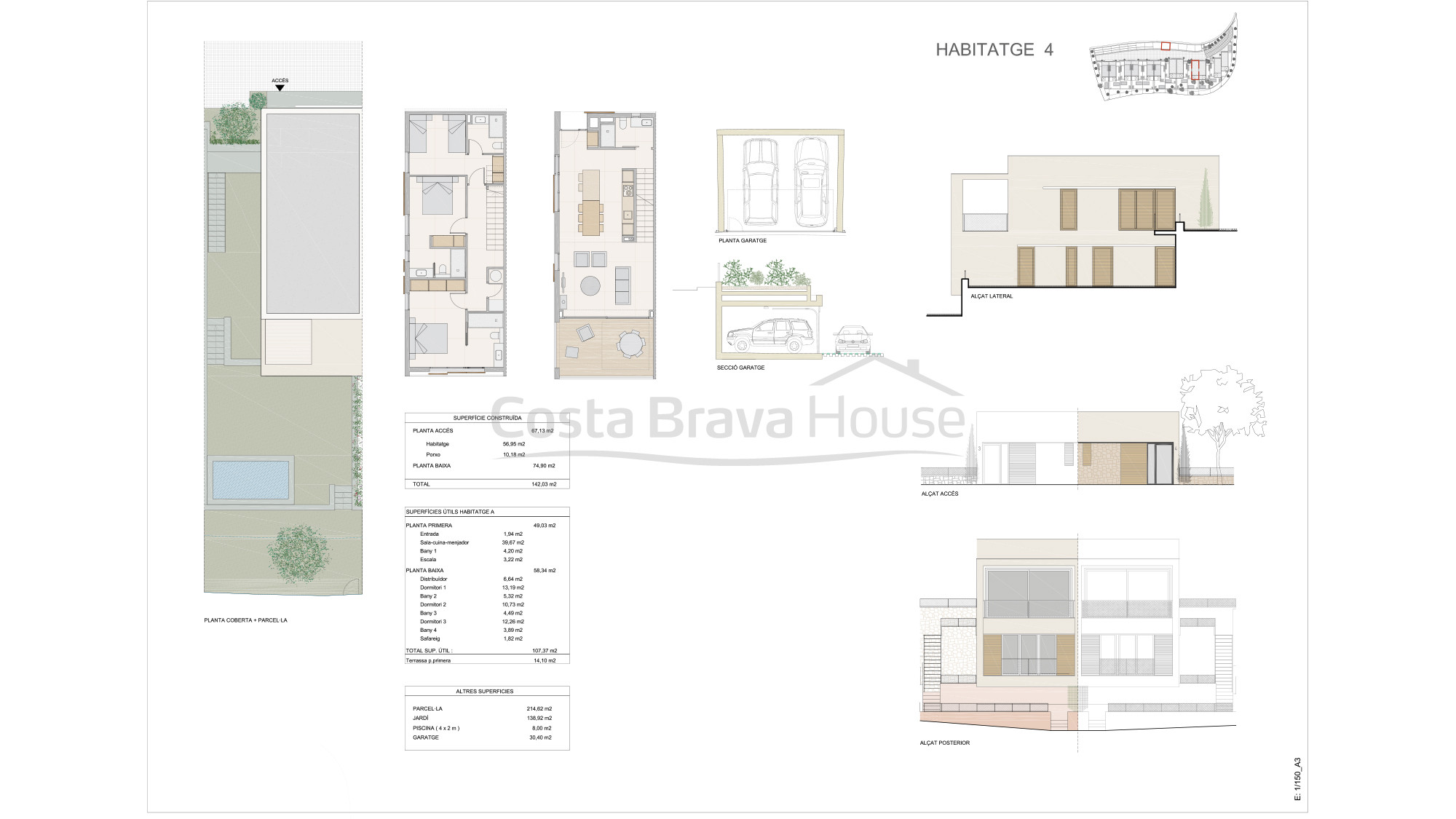 Maison de luxe de nouvelle construction avec jardin et piscine à Begur