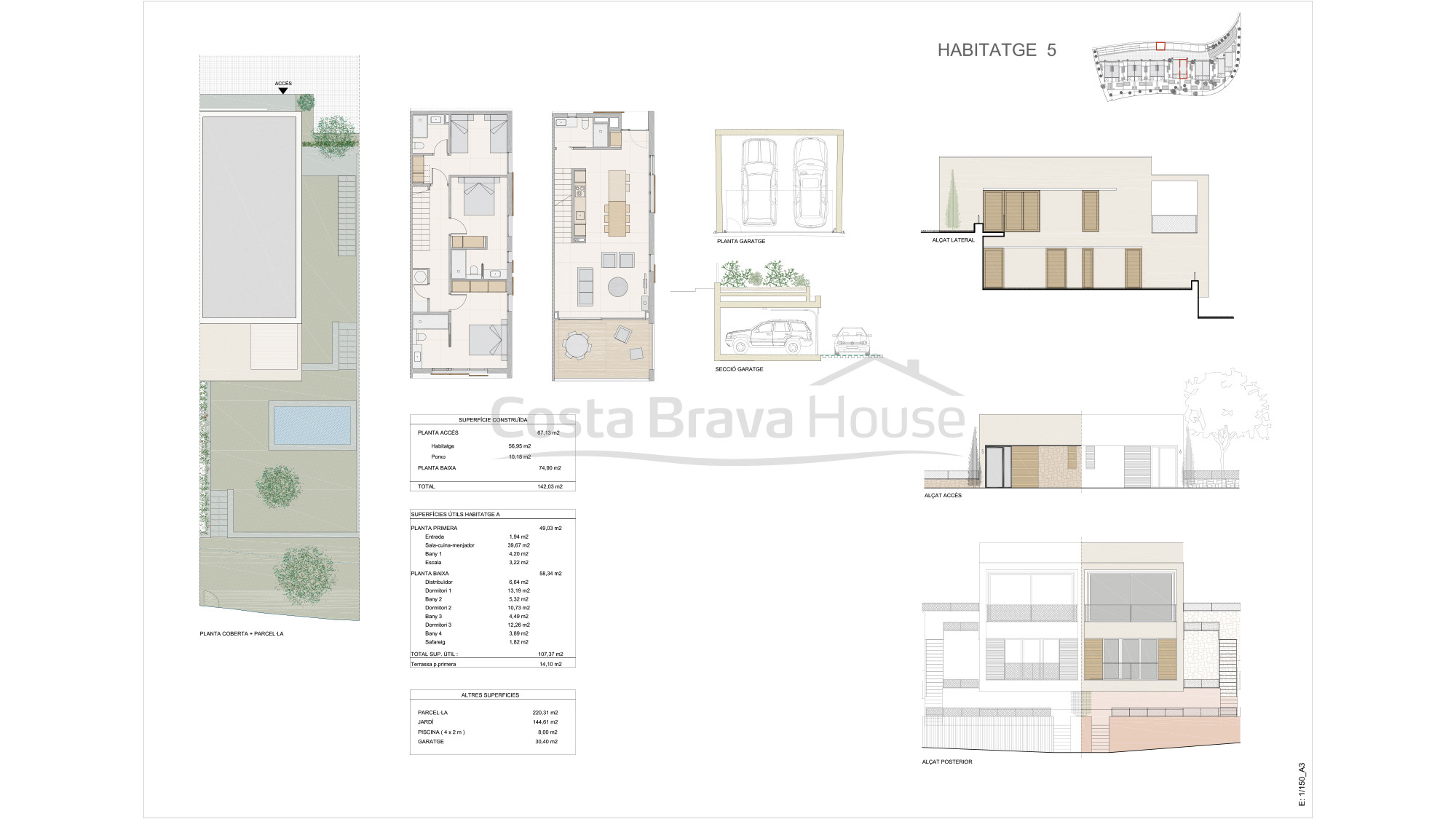 Maison de luxe de nouvelle construction avec jardin et piscine à Begur