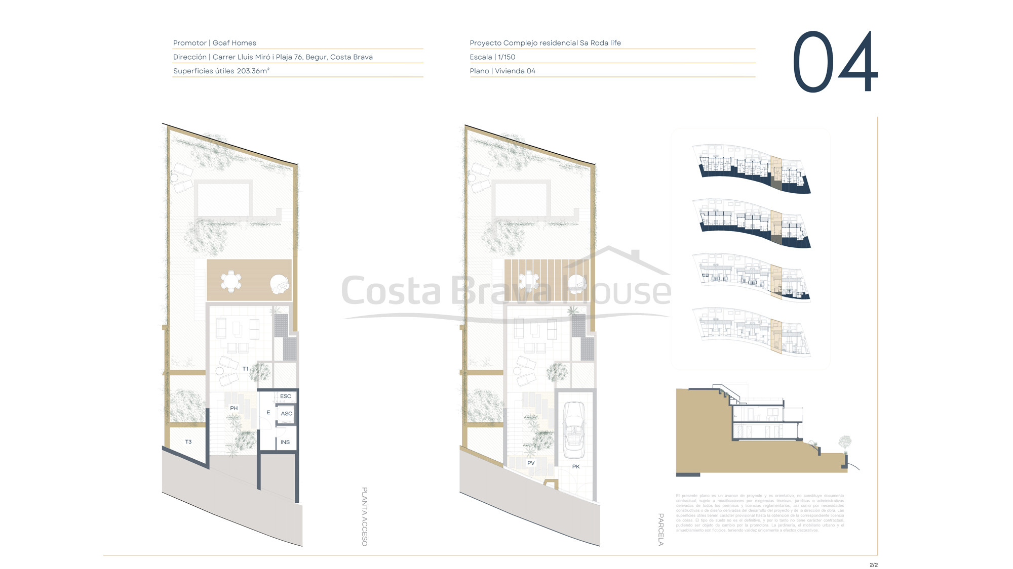 Casa de lujo a estrenar en venta en Begur