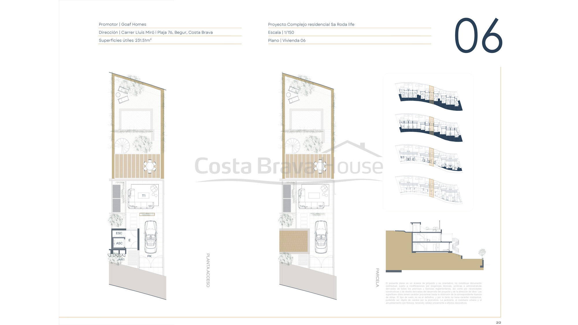 Casa de lujo a estrenar en venta en Begur