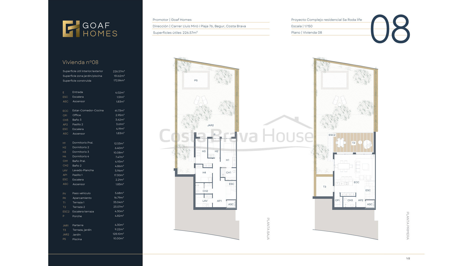 Casa de luxe a estrenar en venda a Begur