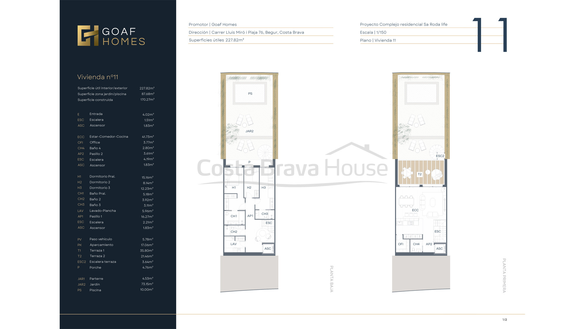 Casa de luxe a estrenar en venda a Begur