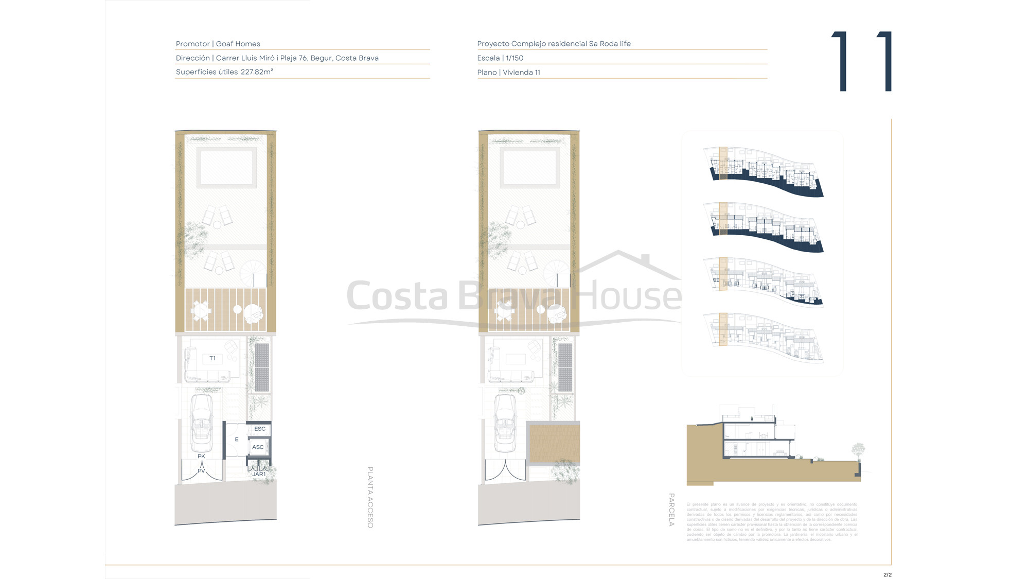 Casa de lujo a estrenar en venta en Begur