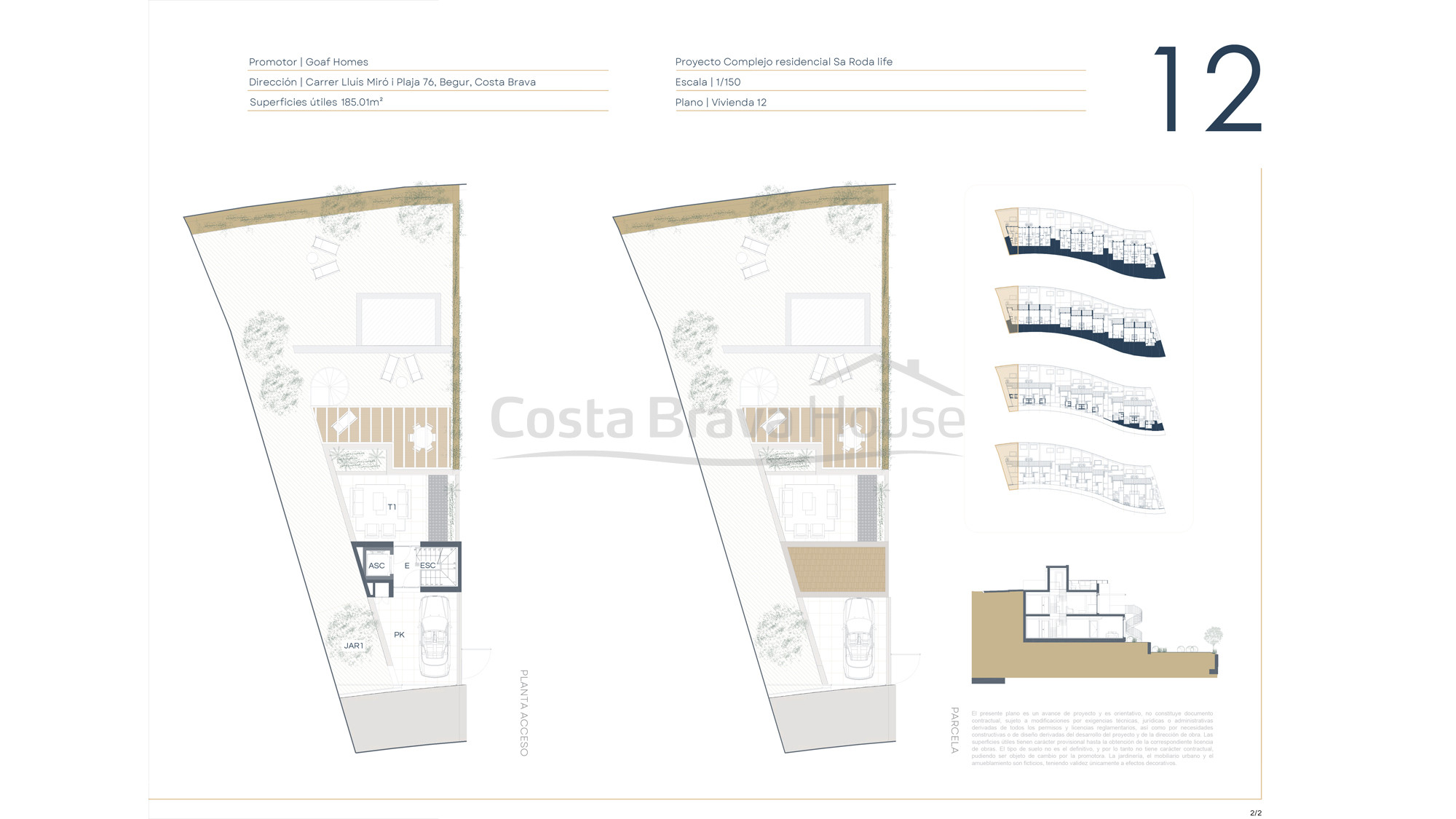 Casa de lujo a estrenar en venta en Begur