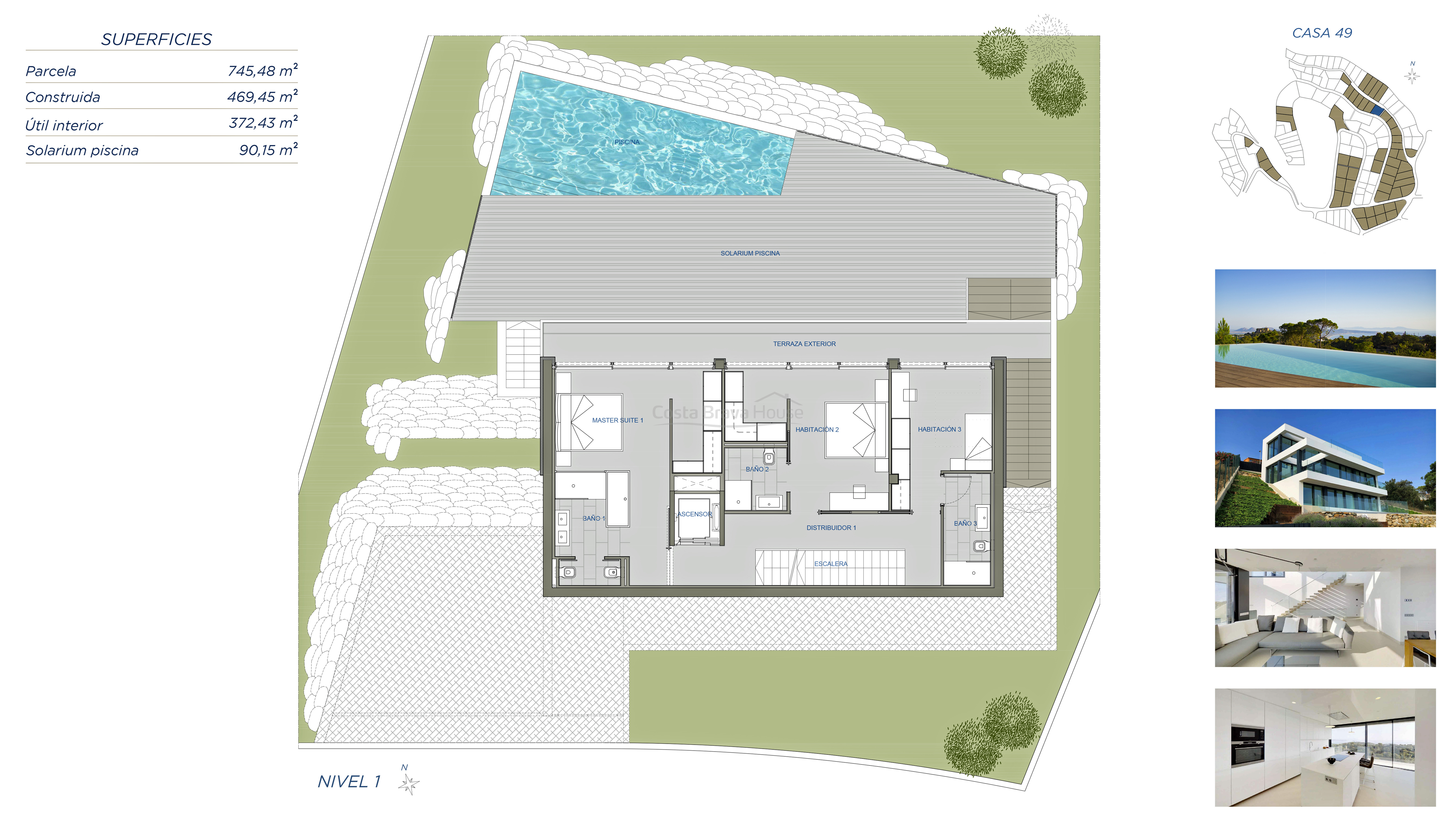 Moderna casa de alto standing de nueva construcción en venta en Begur