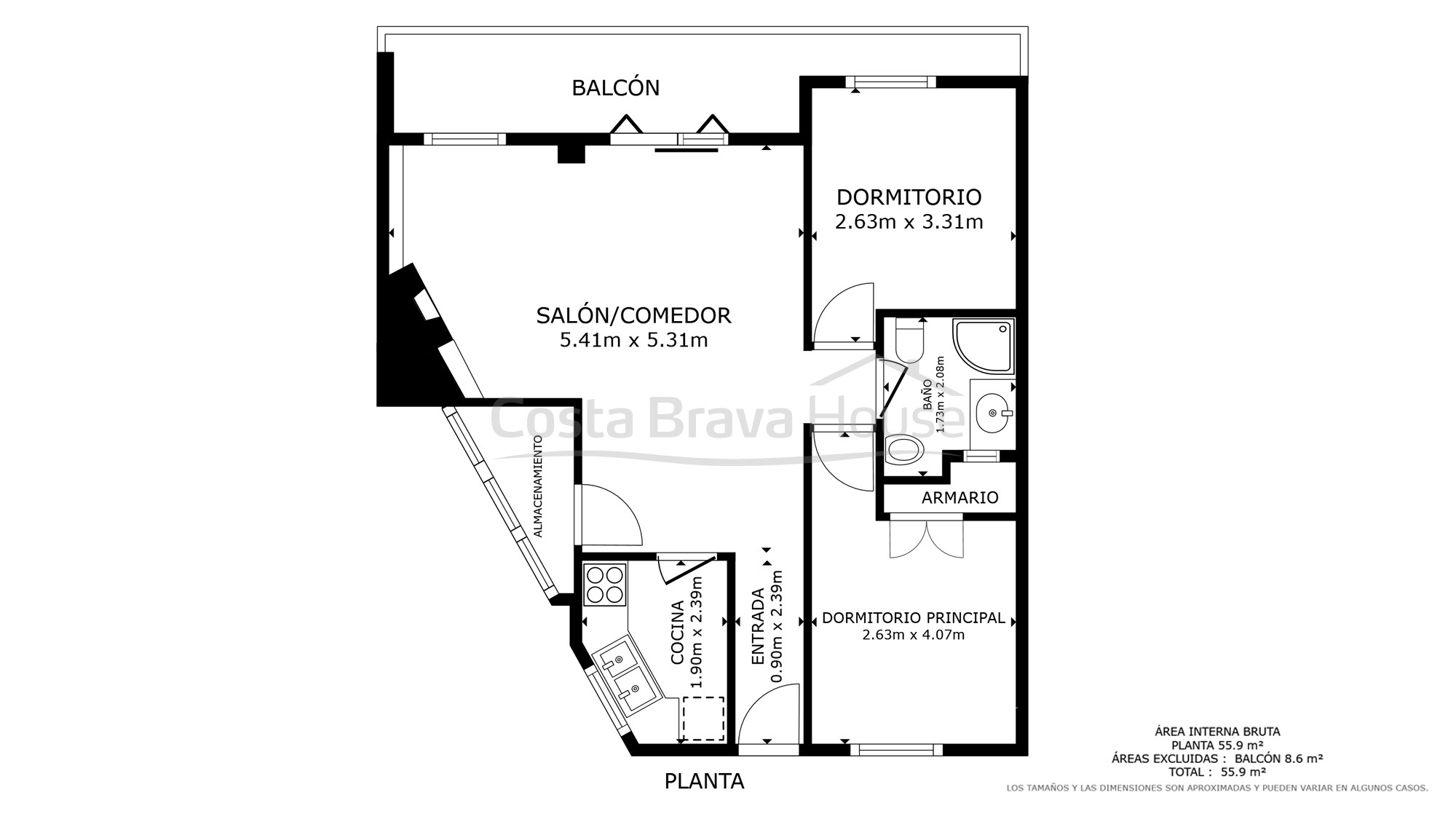 Apartamento La Fosca Palamós con Vistas al Mar