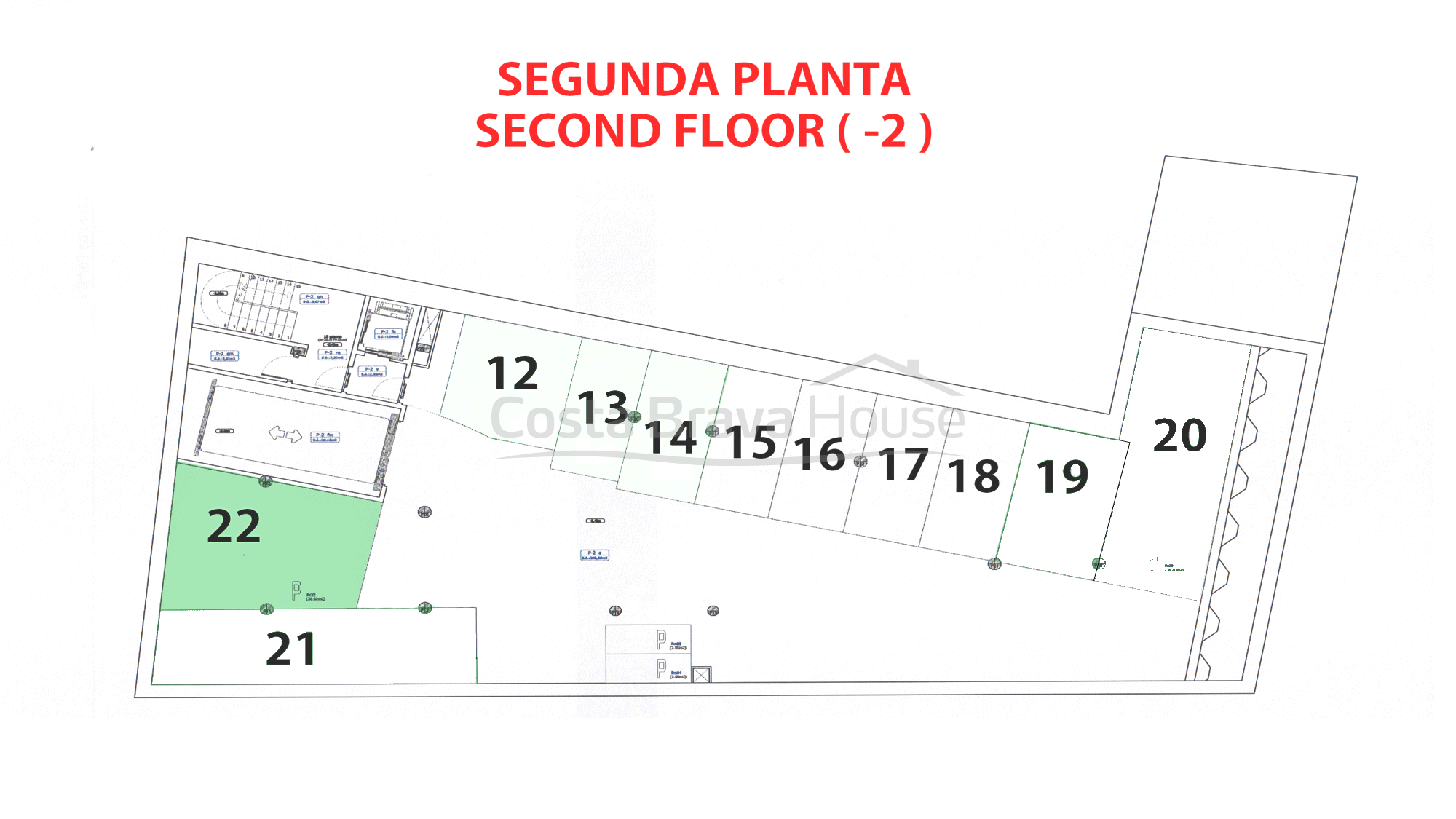 Parking à vendre à la plage de Tamariu