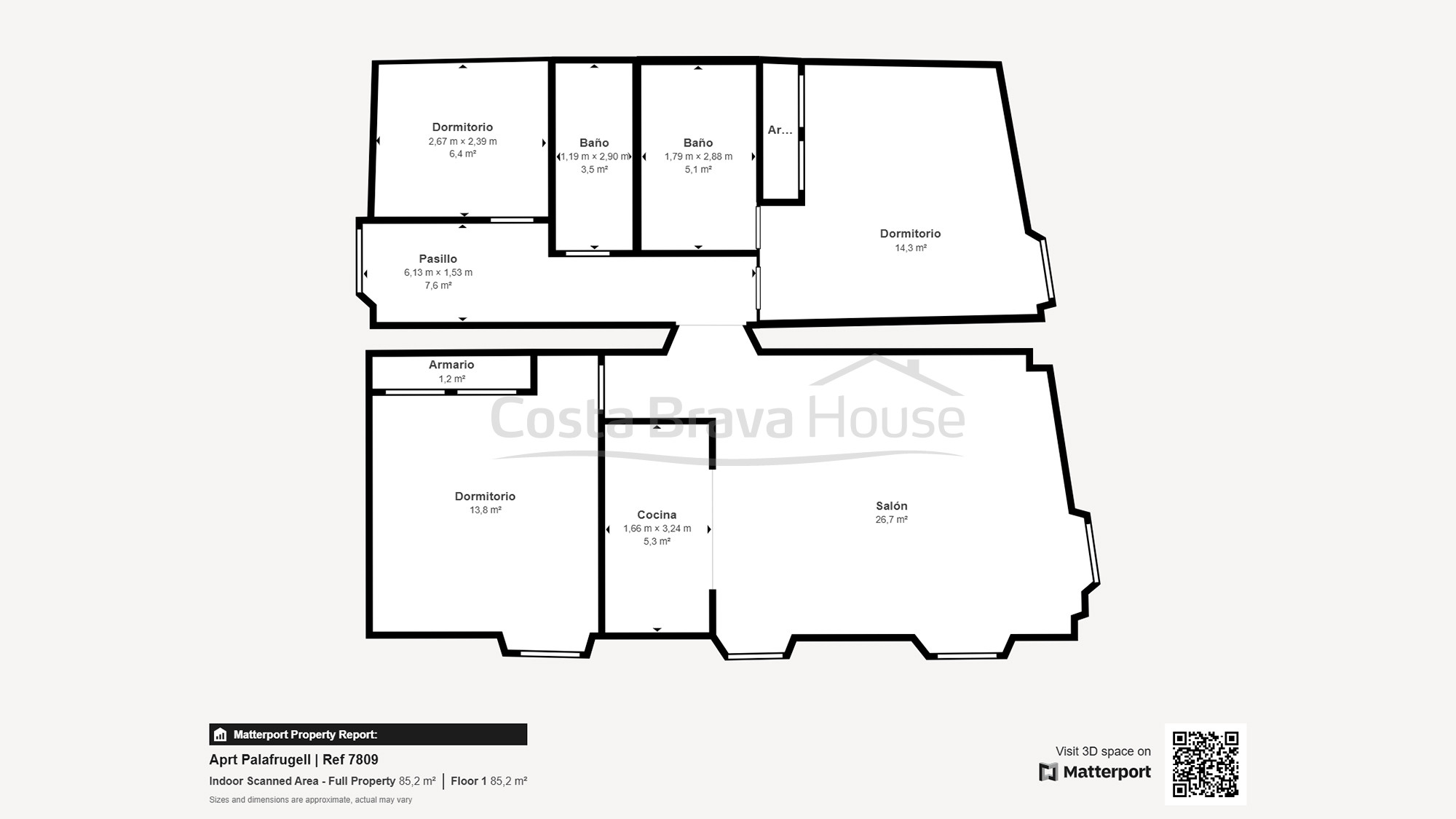 Appartement rénové à vendre à Palafrugell centre