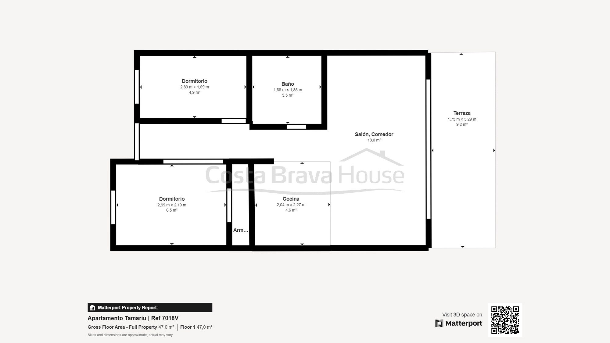 Apartamento en Tamariu con terraza y vistas al mar