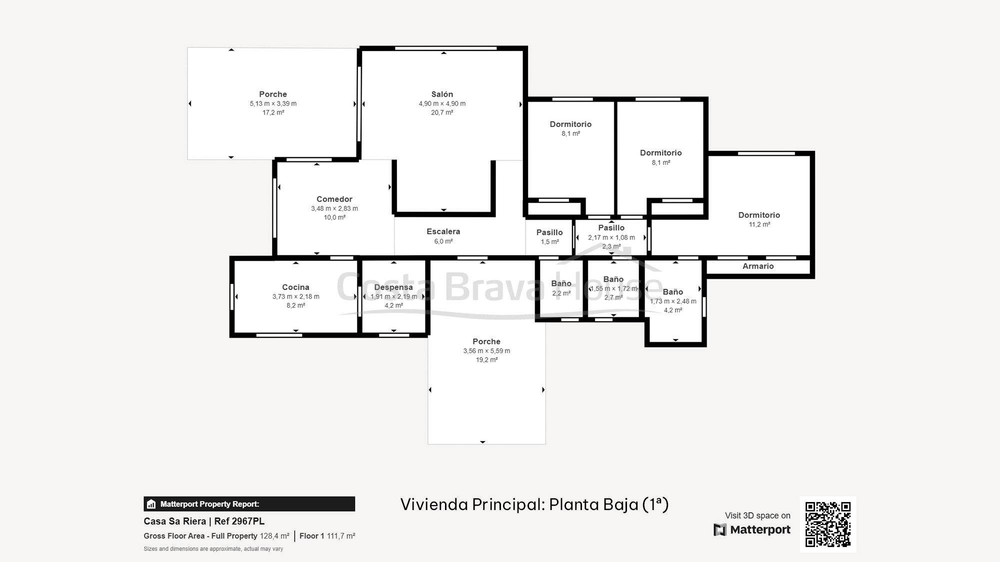 Villa en venta en Sa Riera con vistas al mar