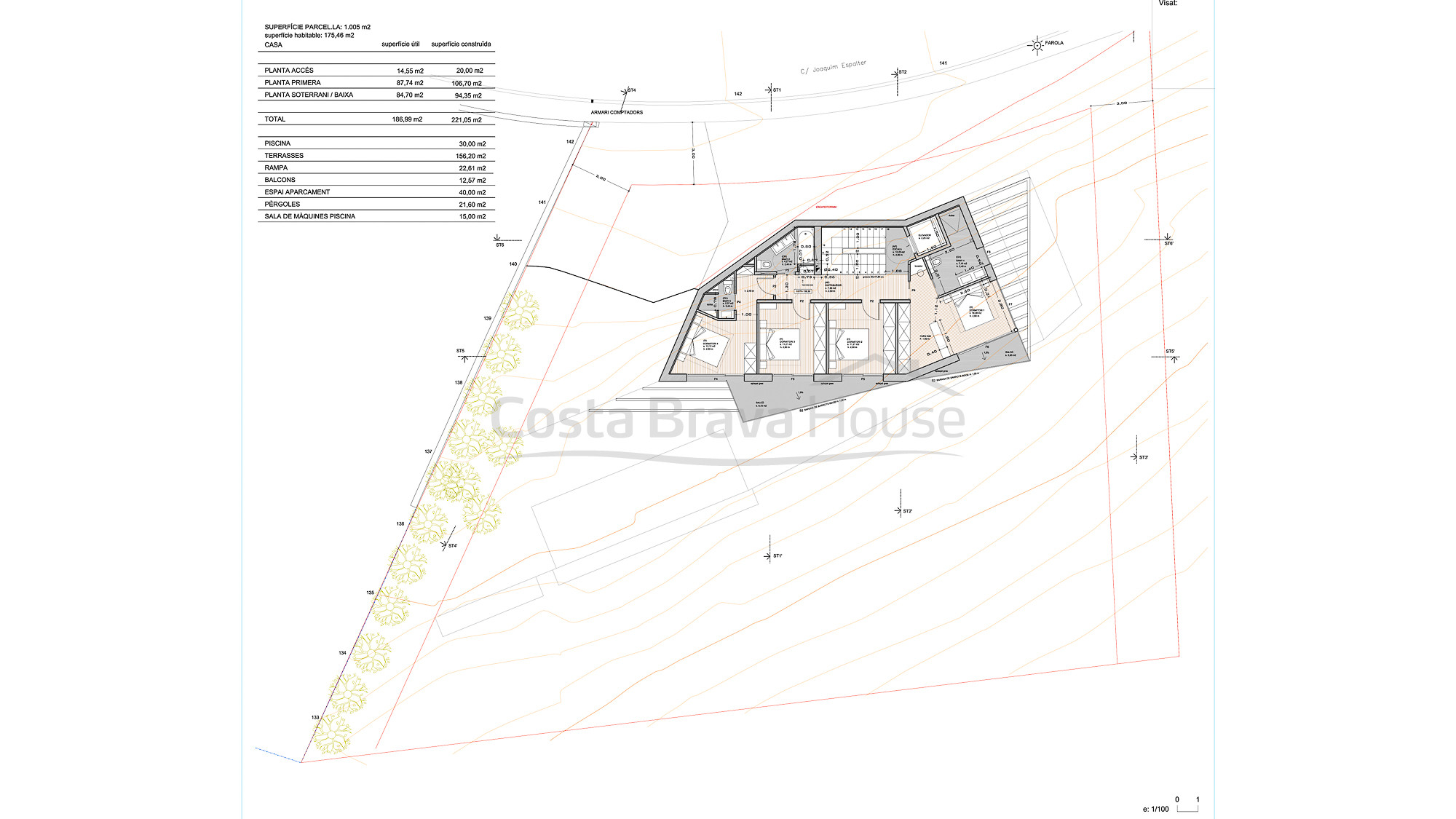 New villa for sale with pool in Sa Riera