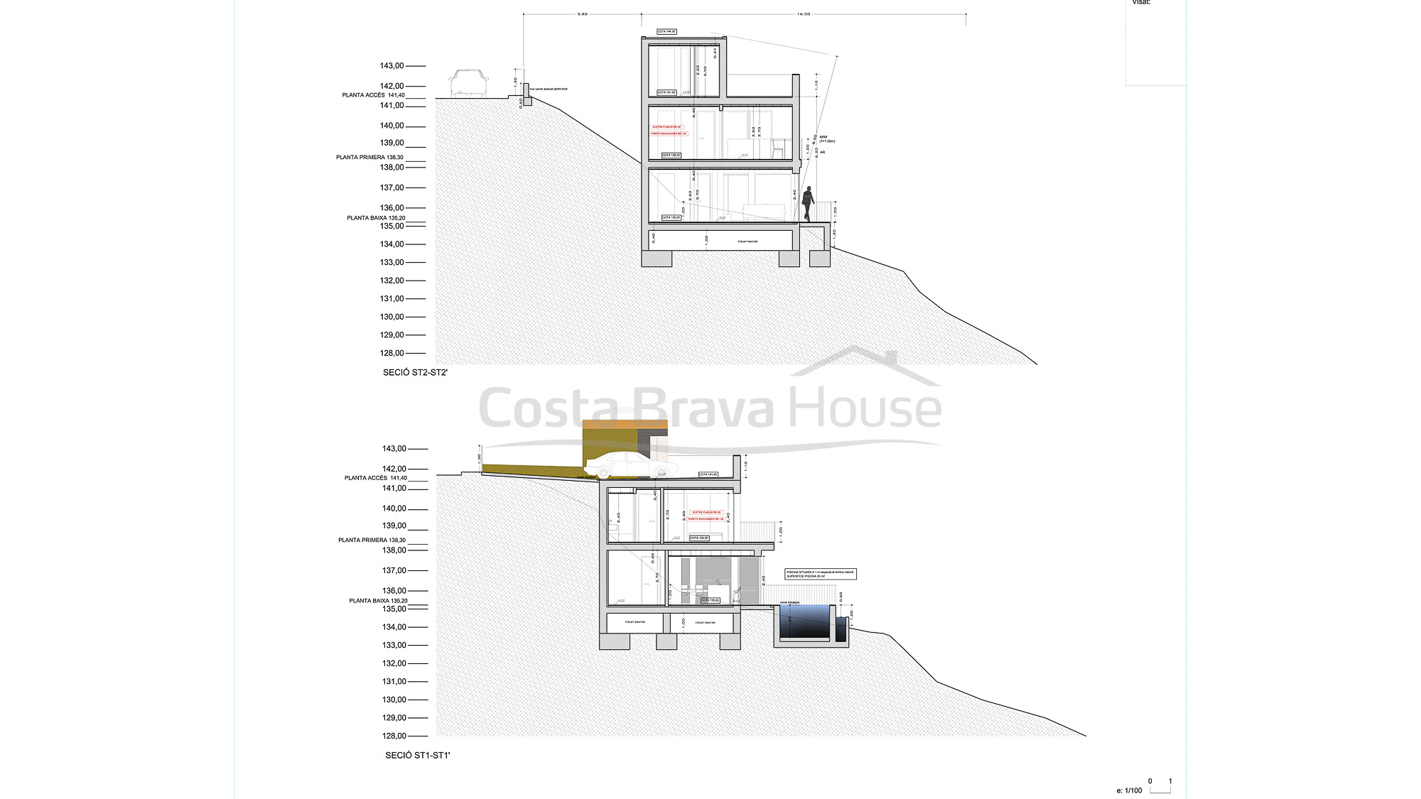 Villa neuve à vendre avec piscine à Sa Riera