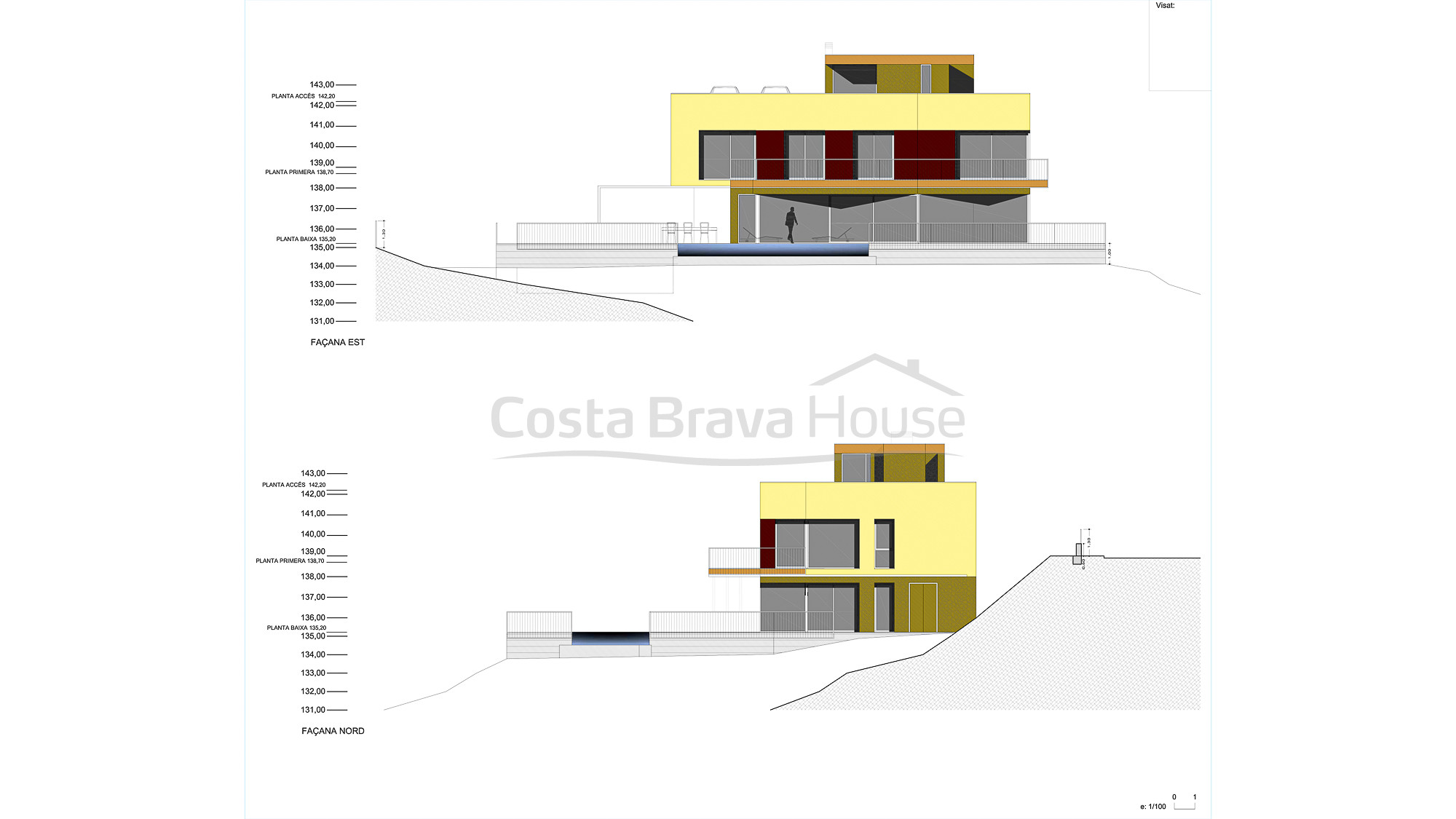 New villa for sale with pool in Sa Riera