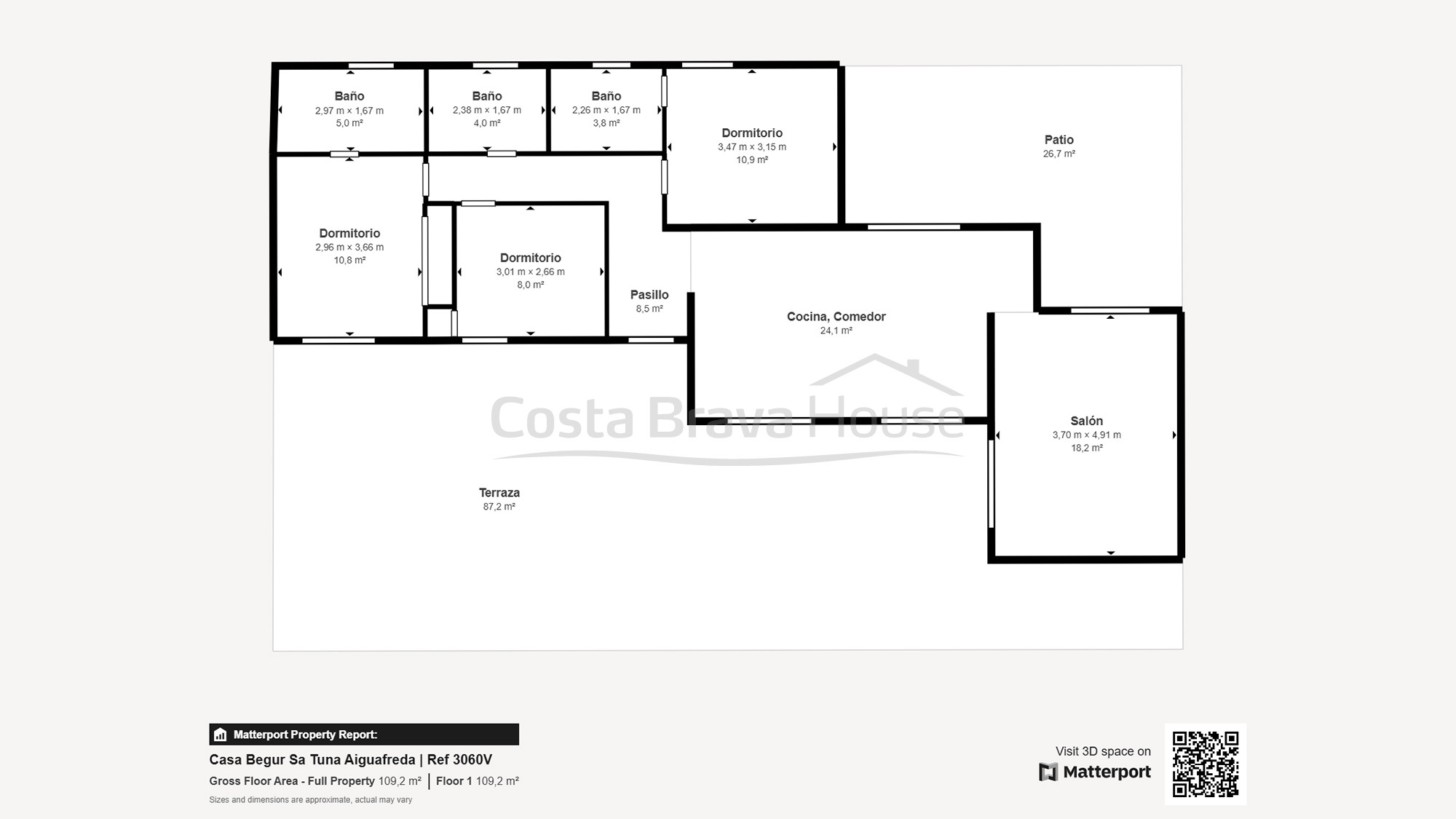 Huis te koop in Begur met zeezicht