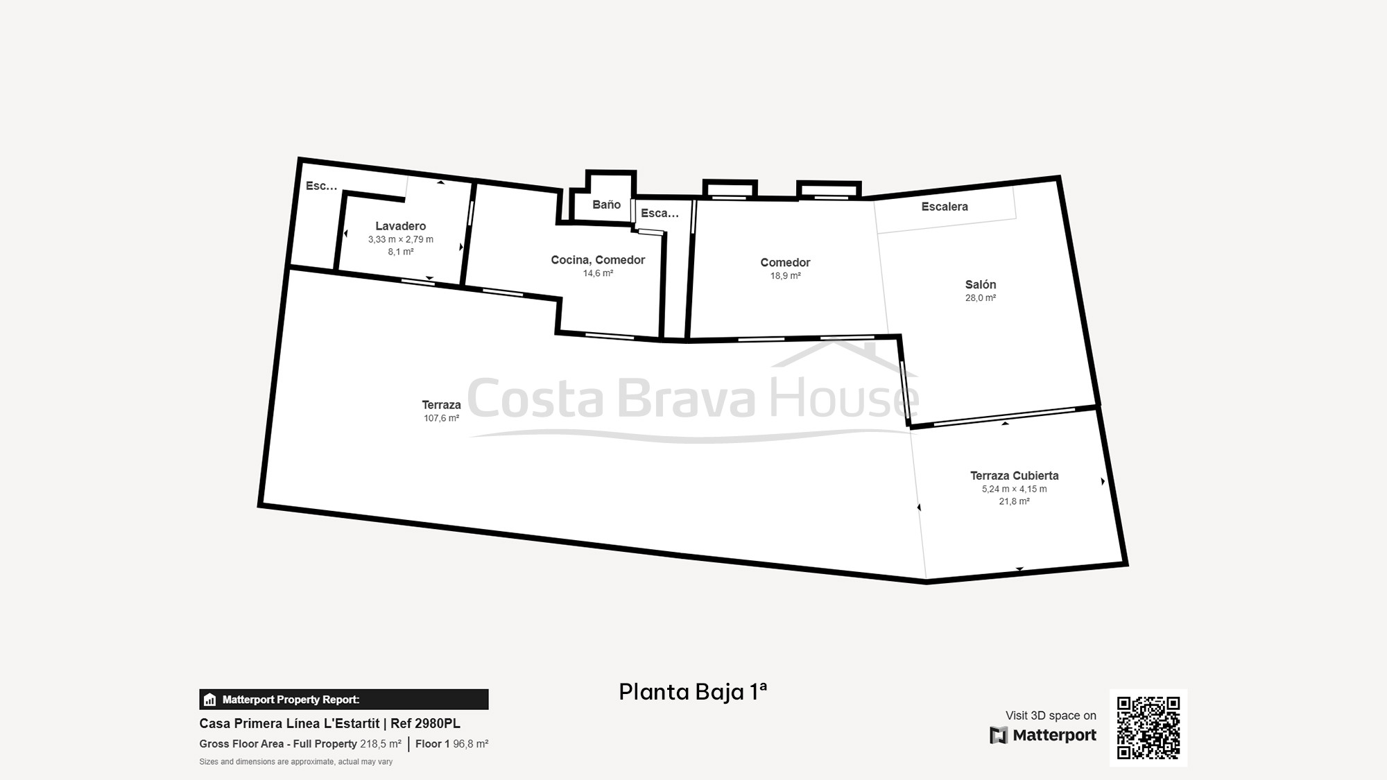Casa en primera línea de mar en l’Estartit