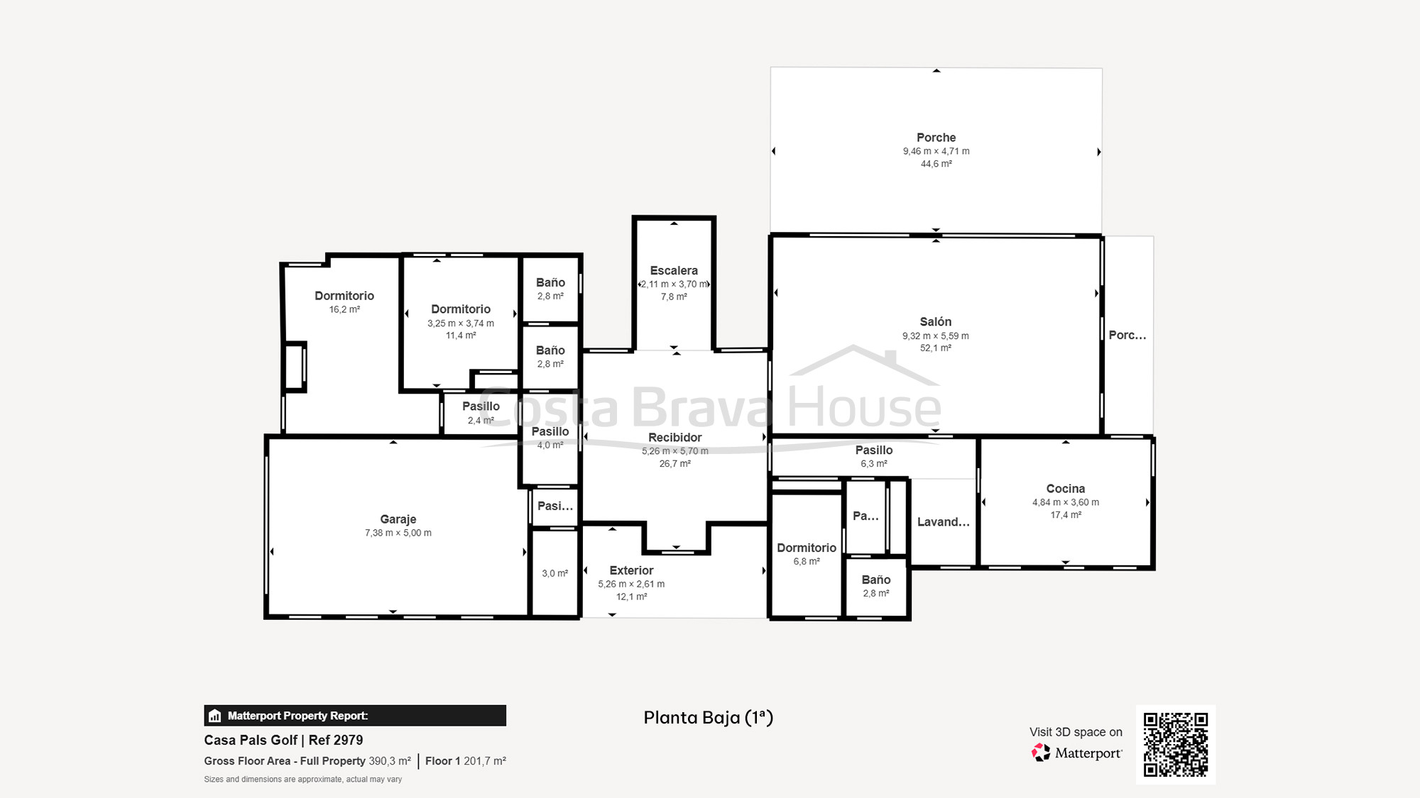 Villa in Pals near golf and the beach with private garden