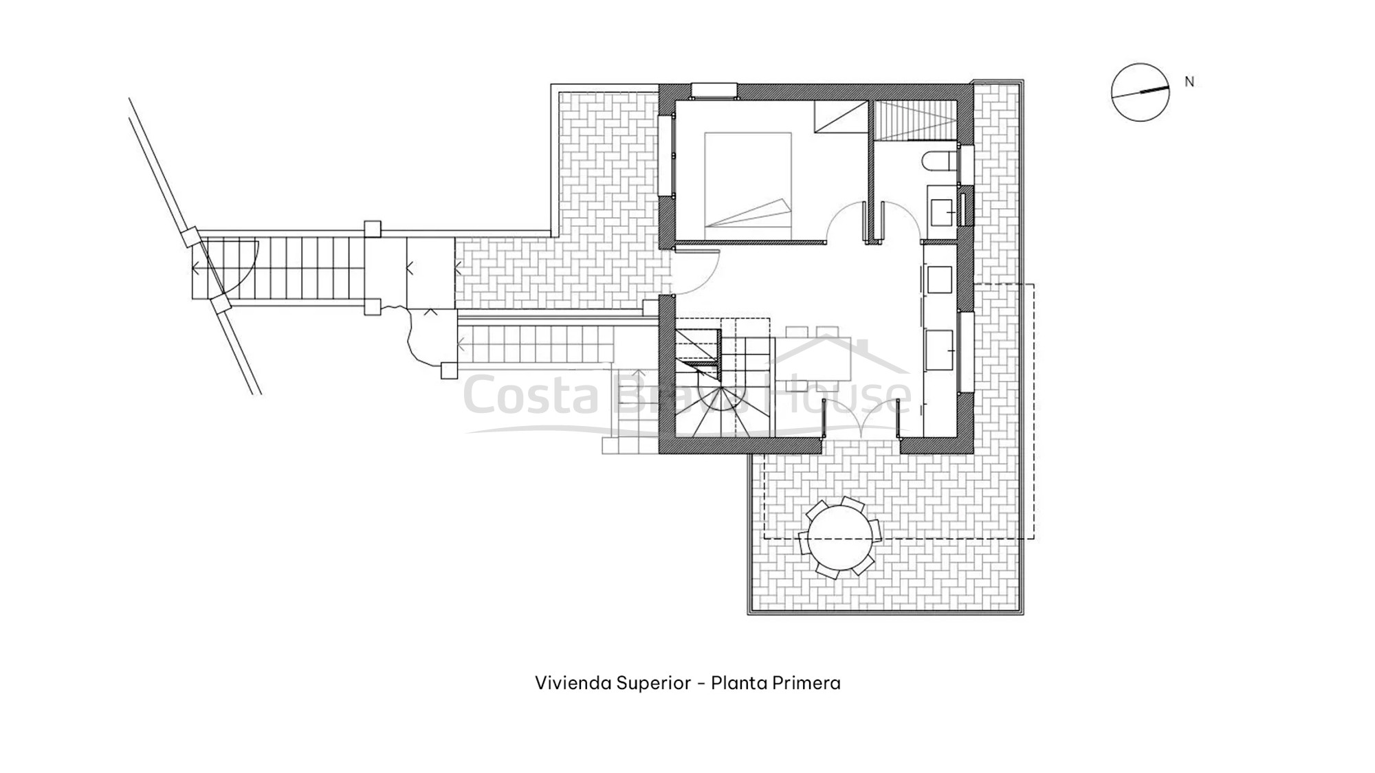 Villa vistas mar Begur Aiguablava licencia turística