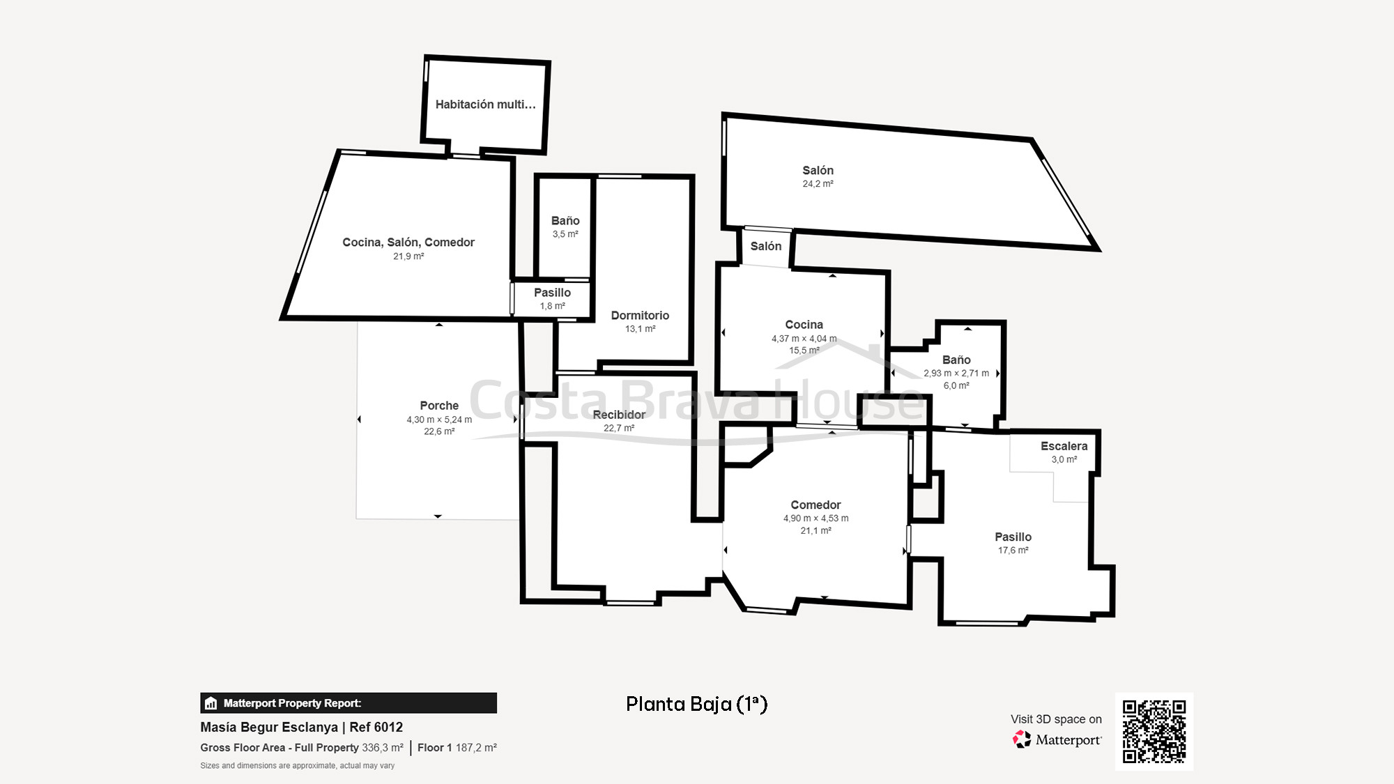 masía en venta en Esclanyà Begur con jardín y apartamento