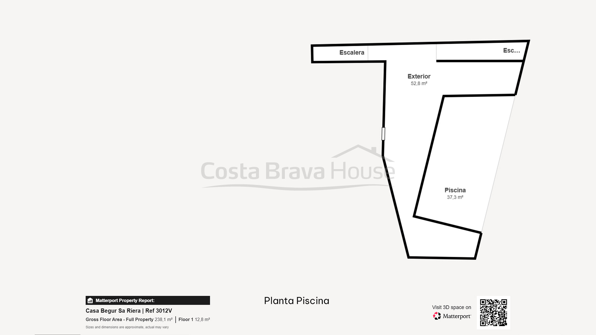 Contemporary house in Sa Riera with sea views, stepped terraces and private pool