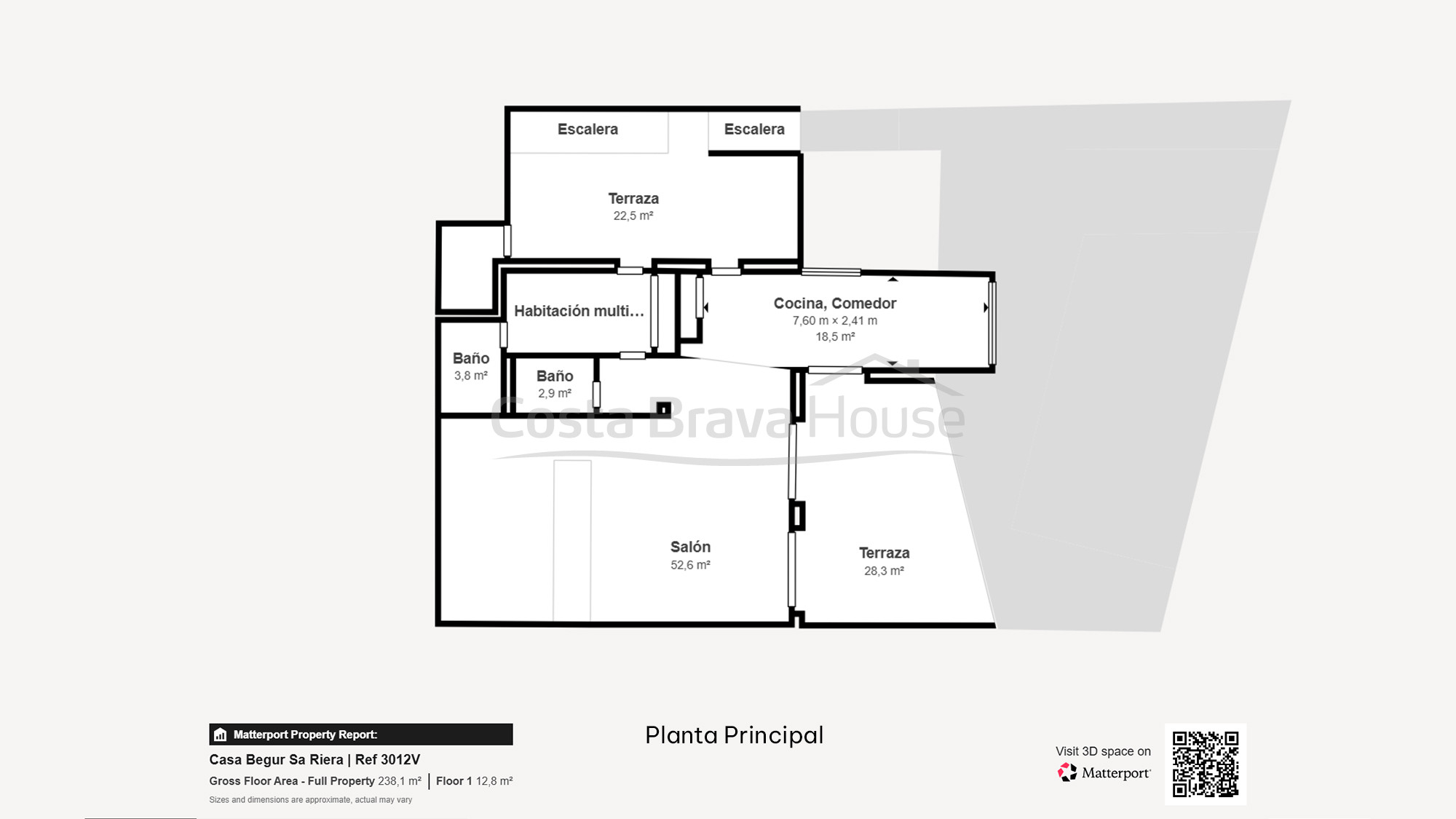 Maison contemporaine à Sa Riera avec vue sur la mer, terrasses en paliers et piscine privée
