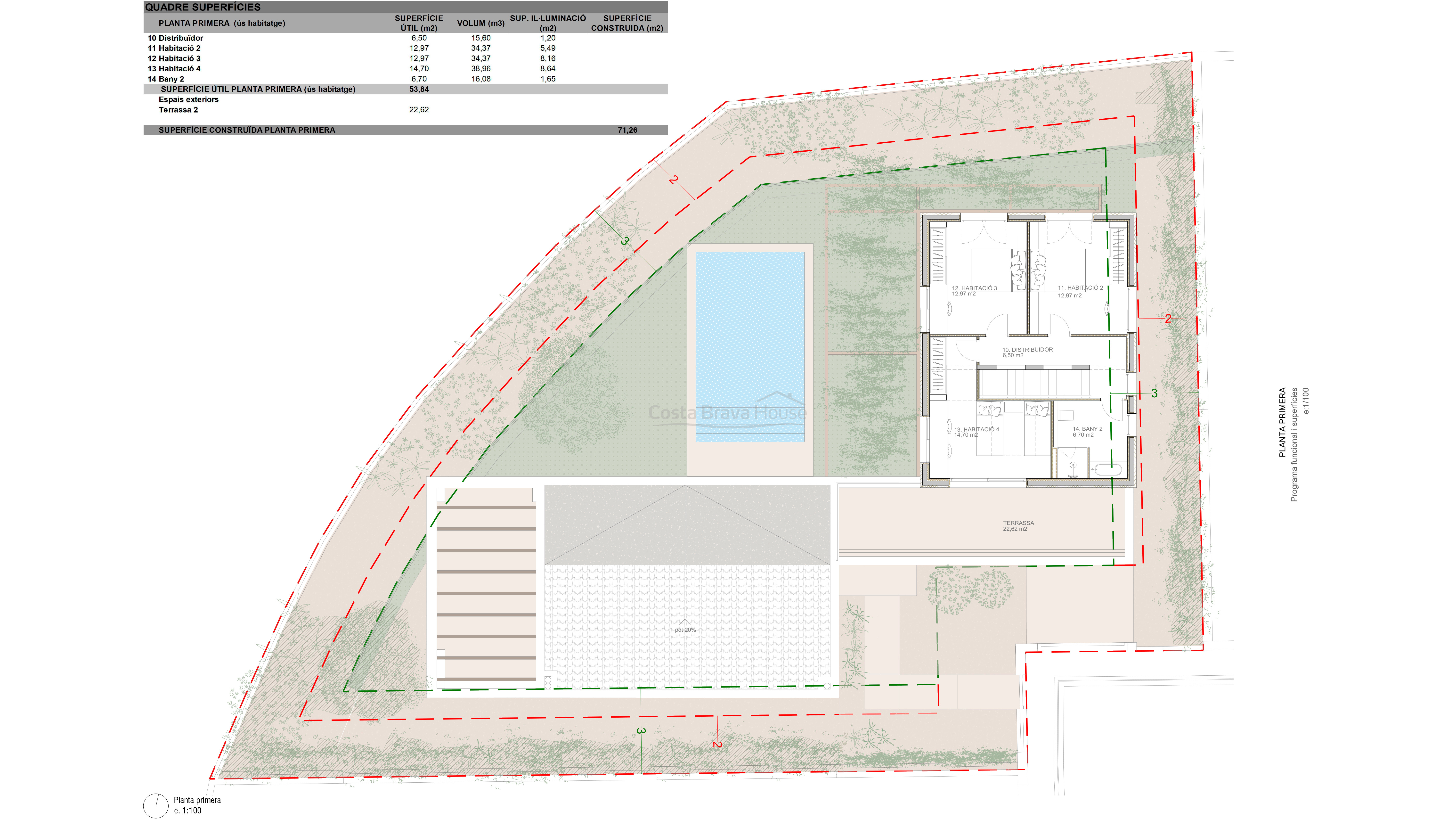 Stedelijk perceel te koop in Masos de Pals voor een vrijstaande woning in een woonwijk vlak bij het strand