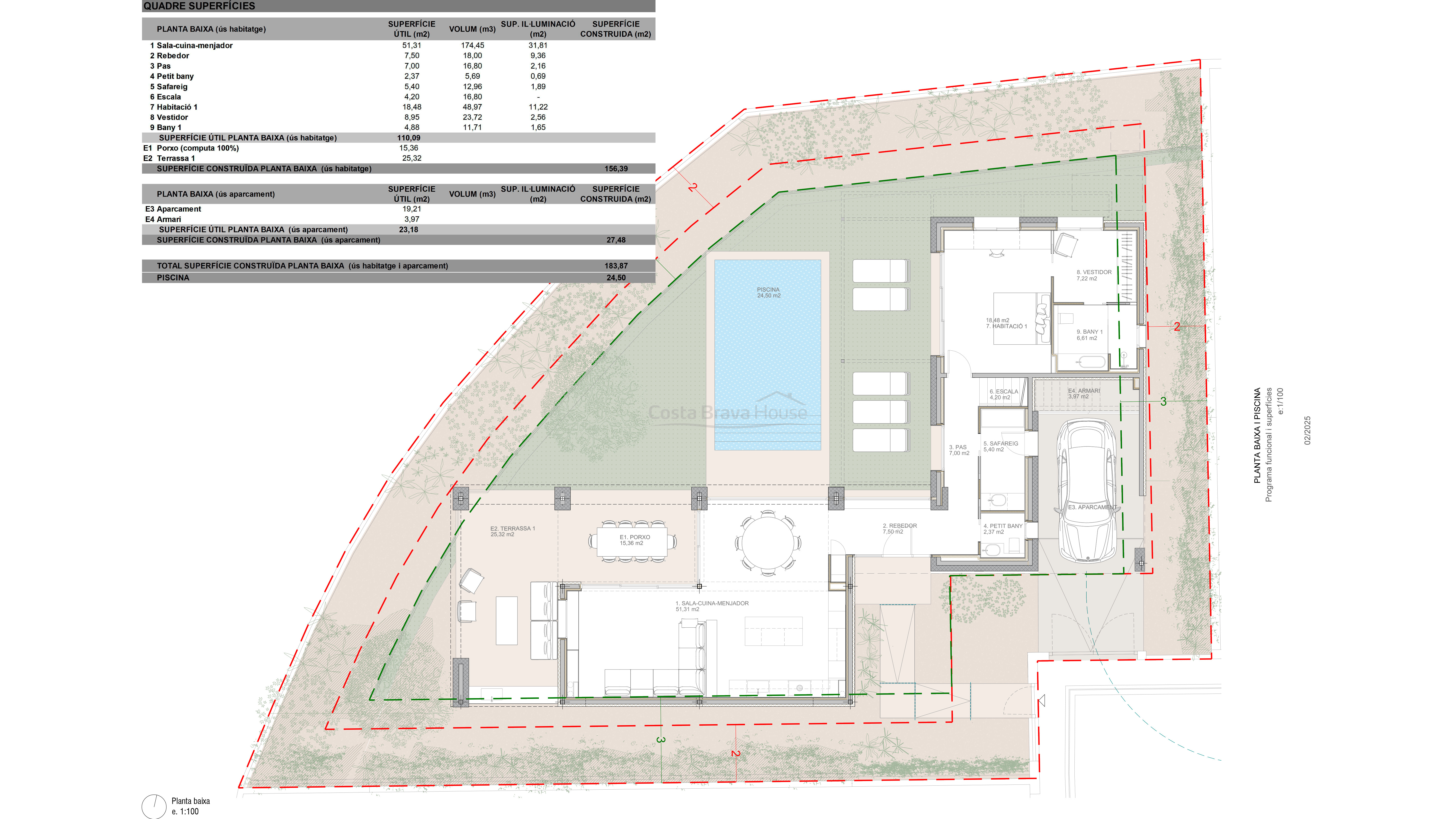 Urban plot for sale in Masos de Pals for a detached home in a residential area close to the beach