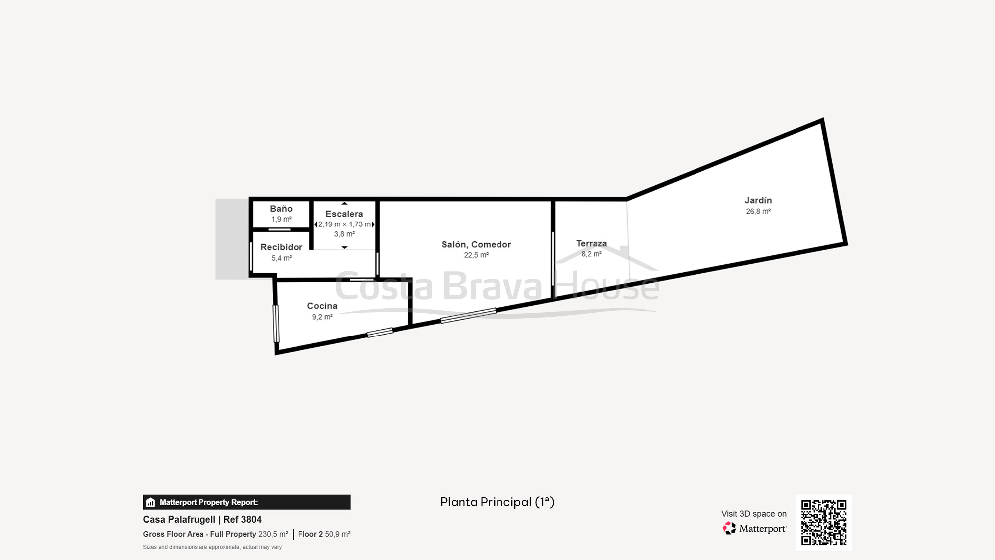 Casa adosada en Palafrugell con jardín privado, terrazas exteriores, loft con solárium y garaje doble