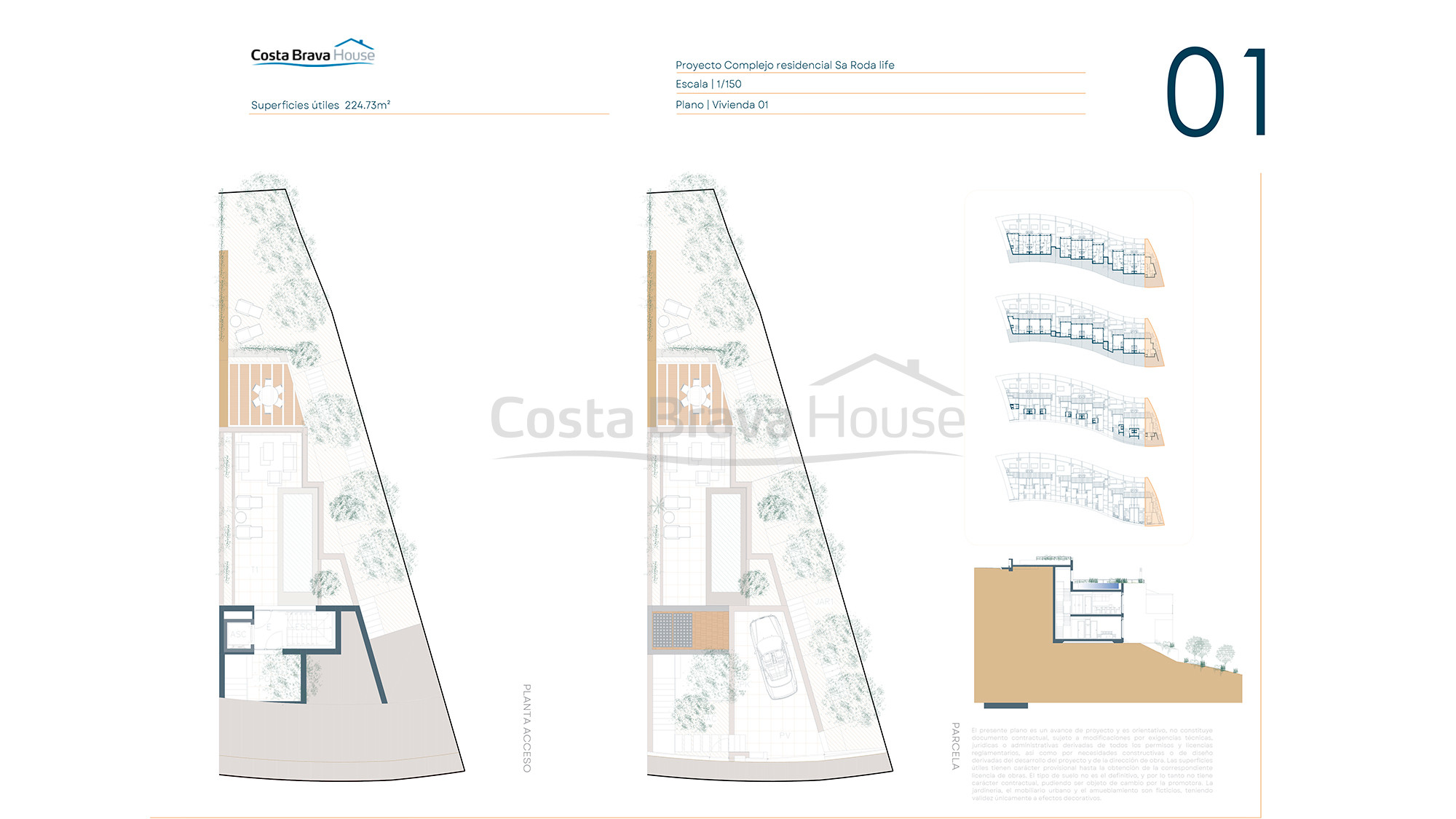 Casa de lujo a estrenar en venta en Begur