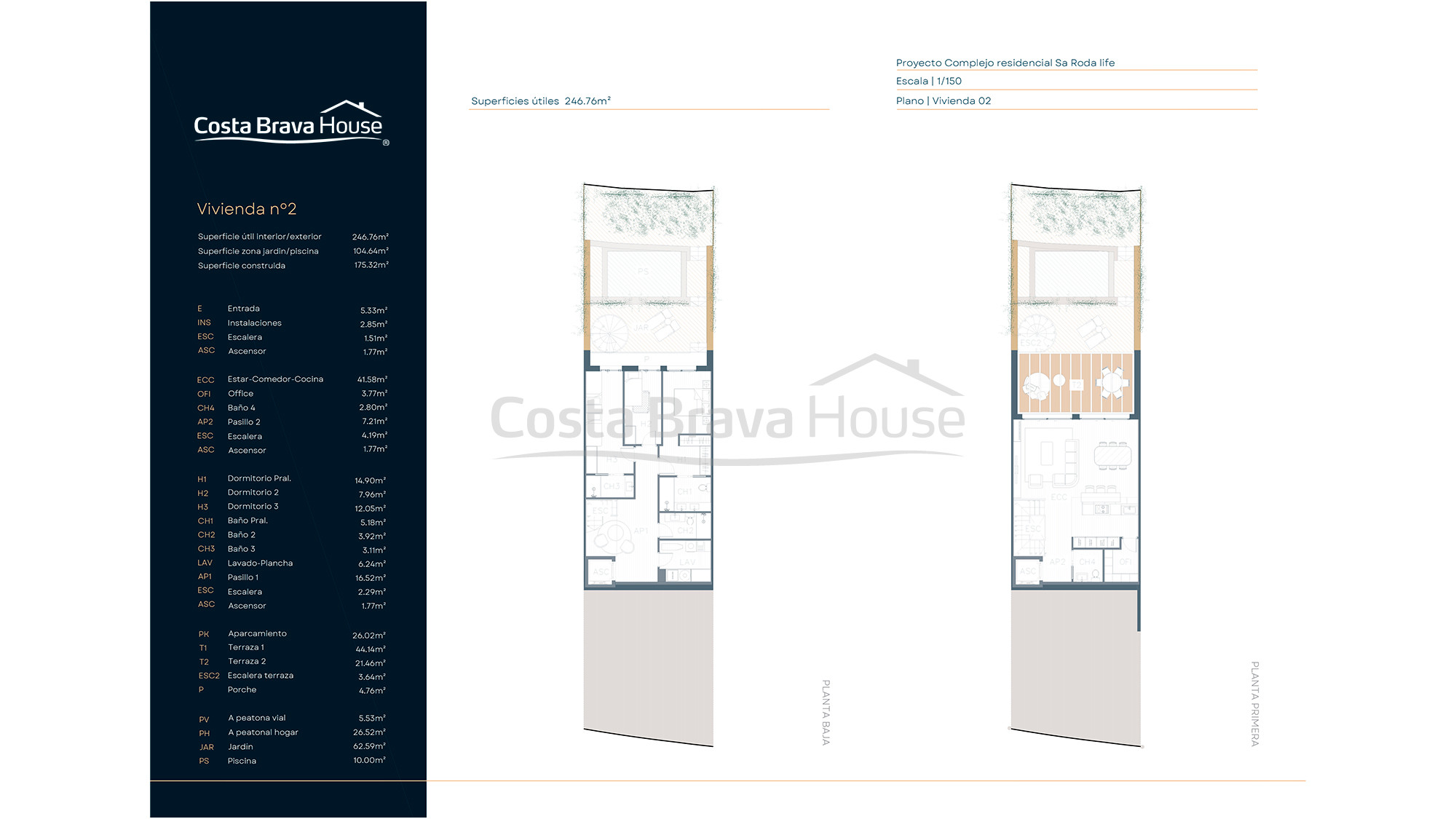 Casa de lujo a estrenar en venta en Begur