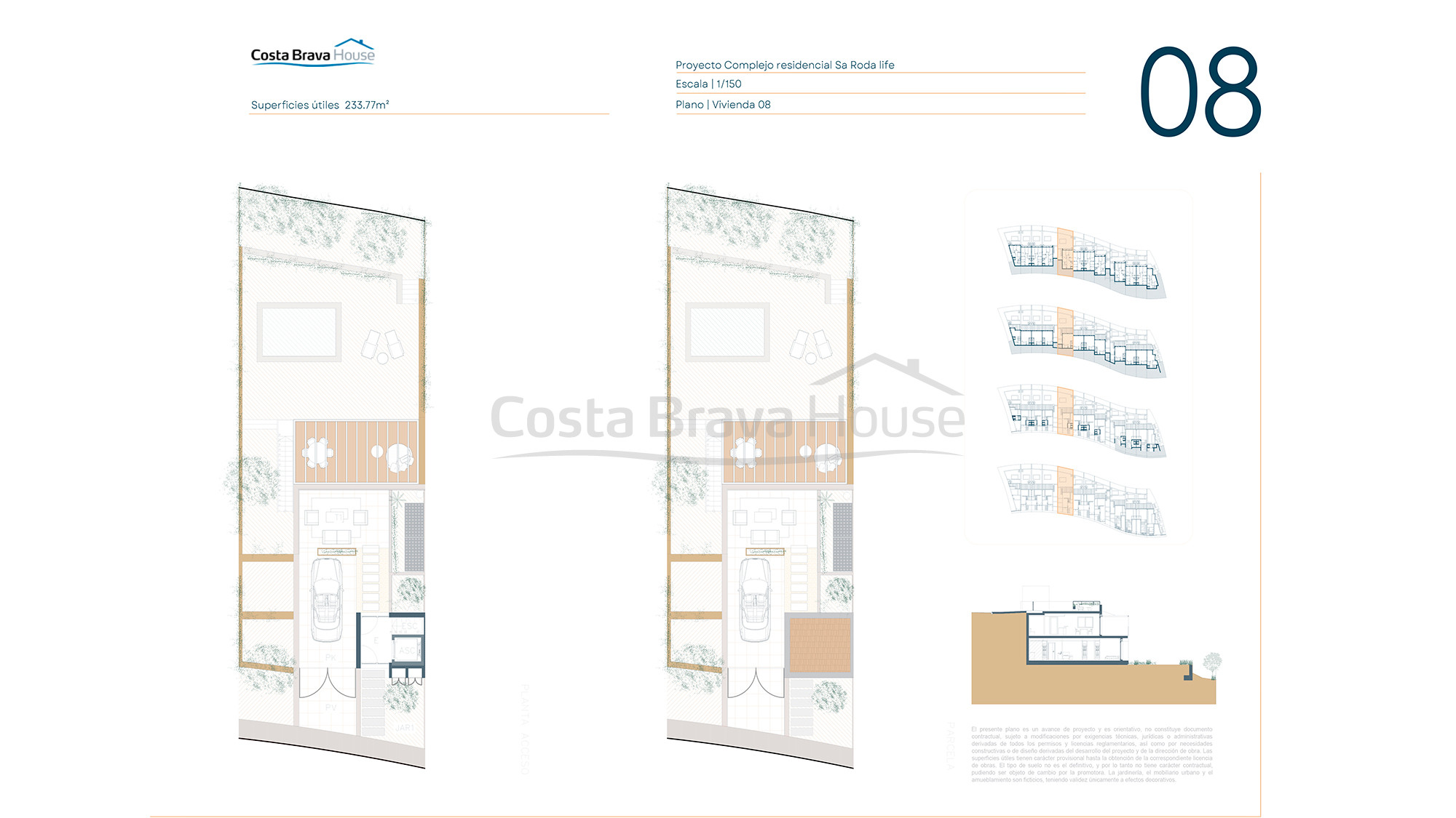 Casa de lujo a estrenar en venta en Begur