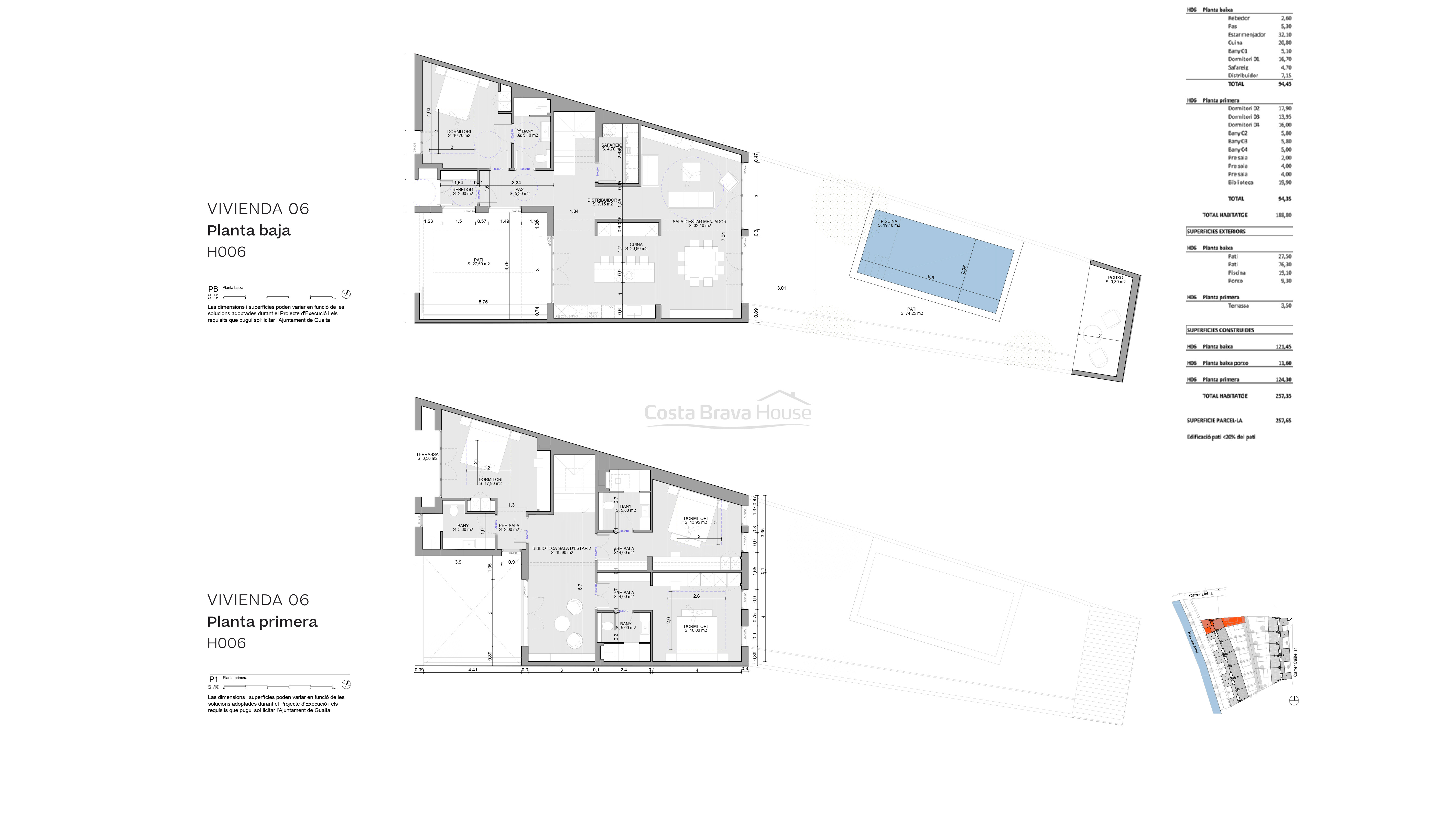 Nieuwbouwhuis in Gualta met privézwembad en hoogwaardig design in de Baix Empordà