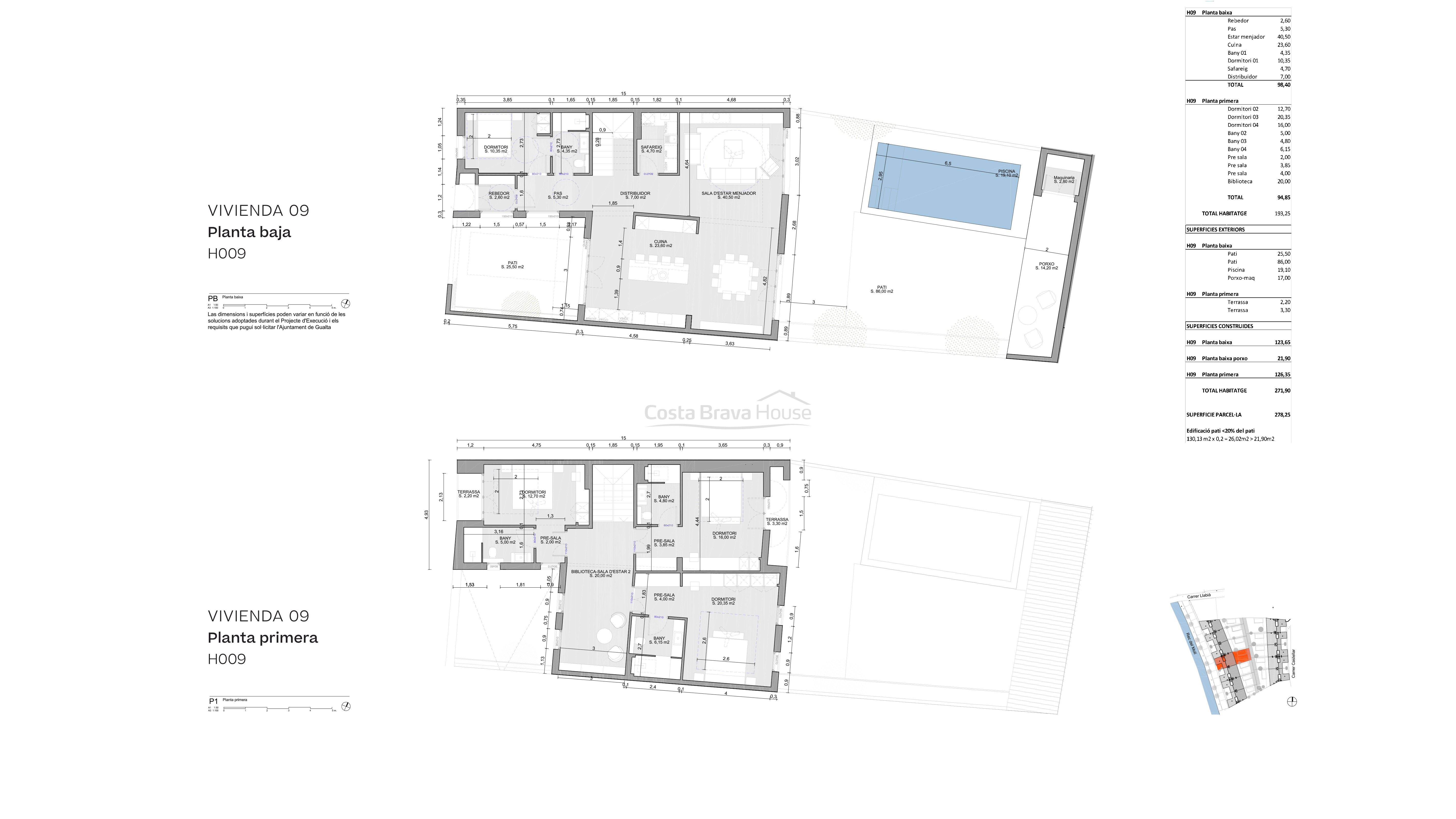 Casa de obra nueva en Gualta con piscina privada y diseño de alto standing en Baix Empordà