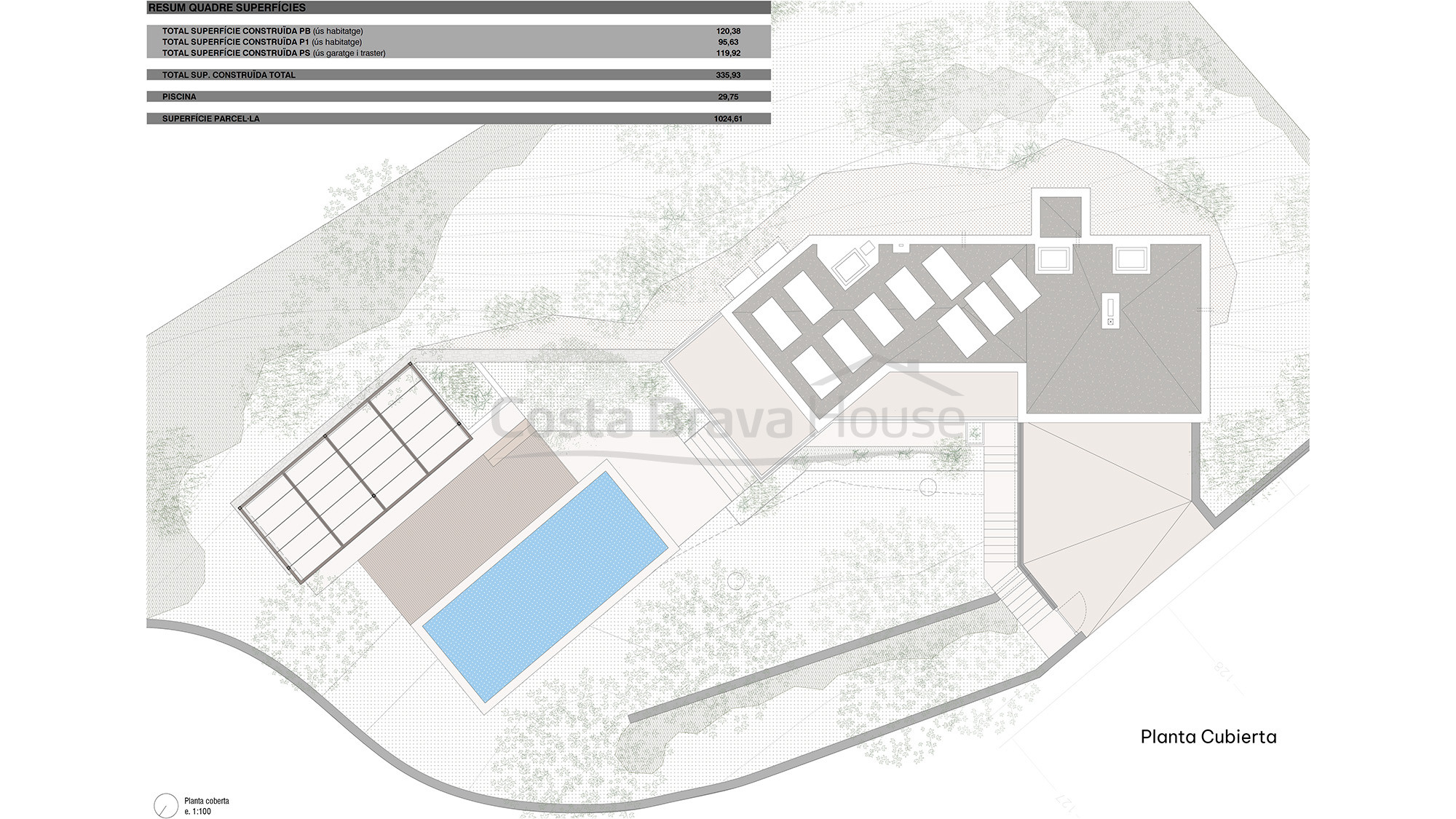 Modern villa in Sa Riera Begur with infinity pool and panoramic sea views