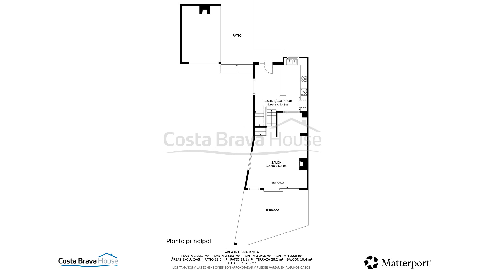 Casa esquinera en La Fosca Palamós con jardín privado y muy cerca de la playa
