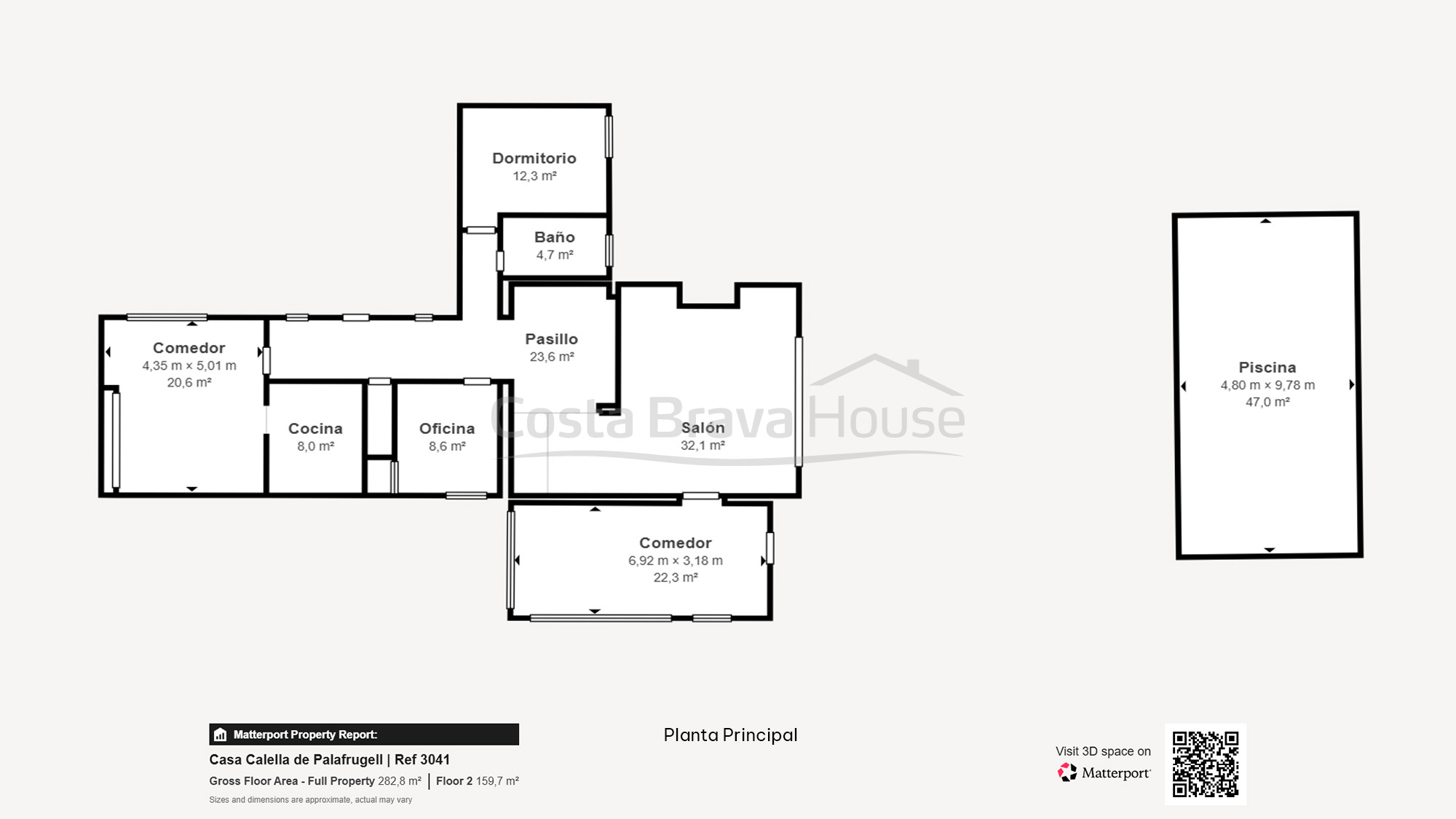 Villa mediterránea en Calella de Palafrugell con piscina jardín y apartamento independiente