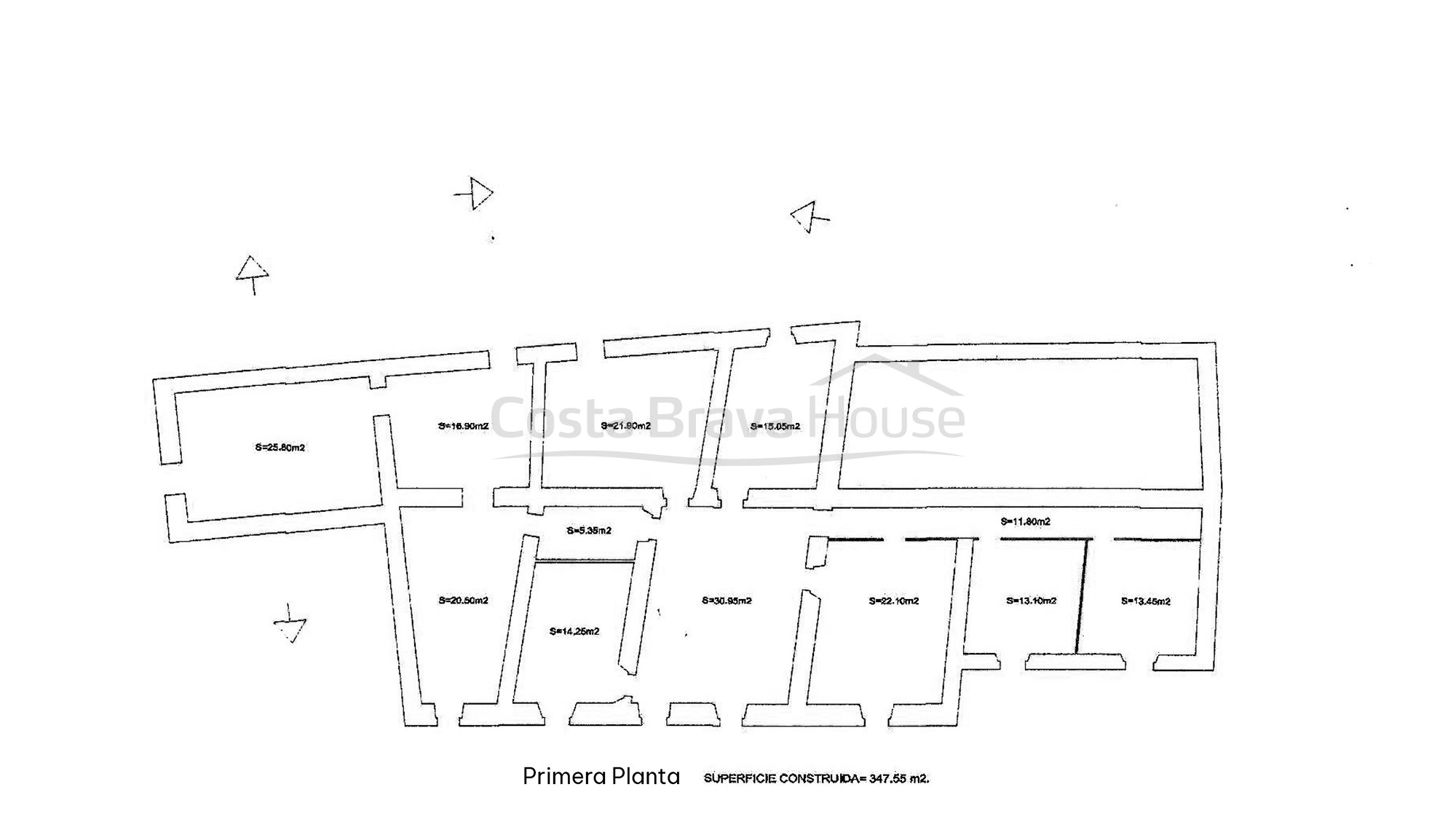 Mas à Calonge avec grand terrain, vue sur la montagne et voûte catalane d’origine