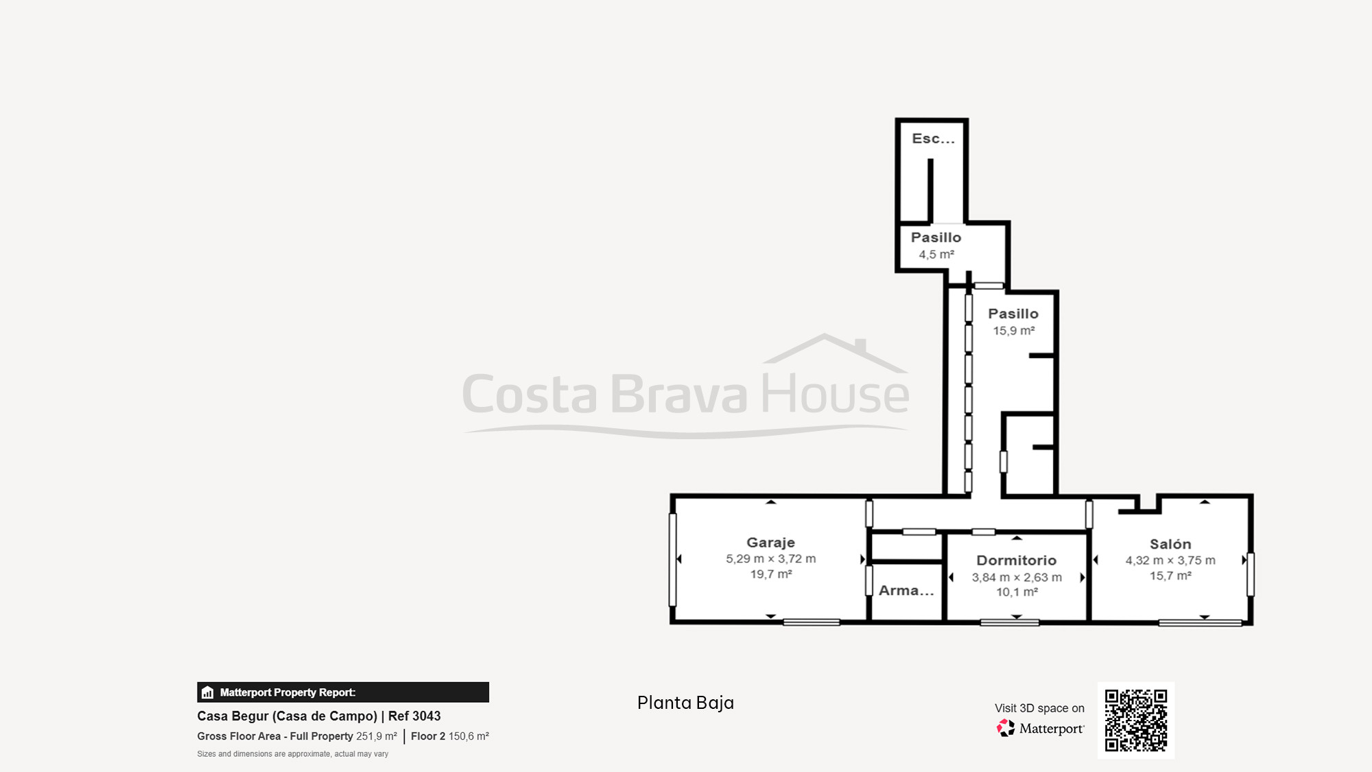 Casa a Begur amb piscina privada, jardí ampli i llicència turística en zona tranquil·la