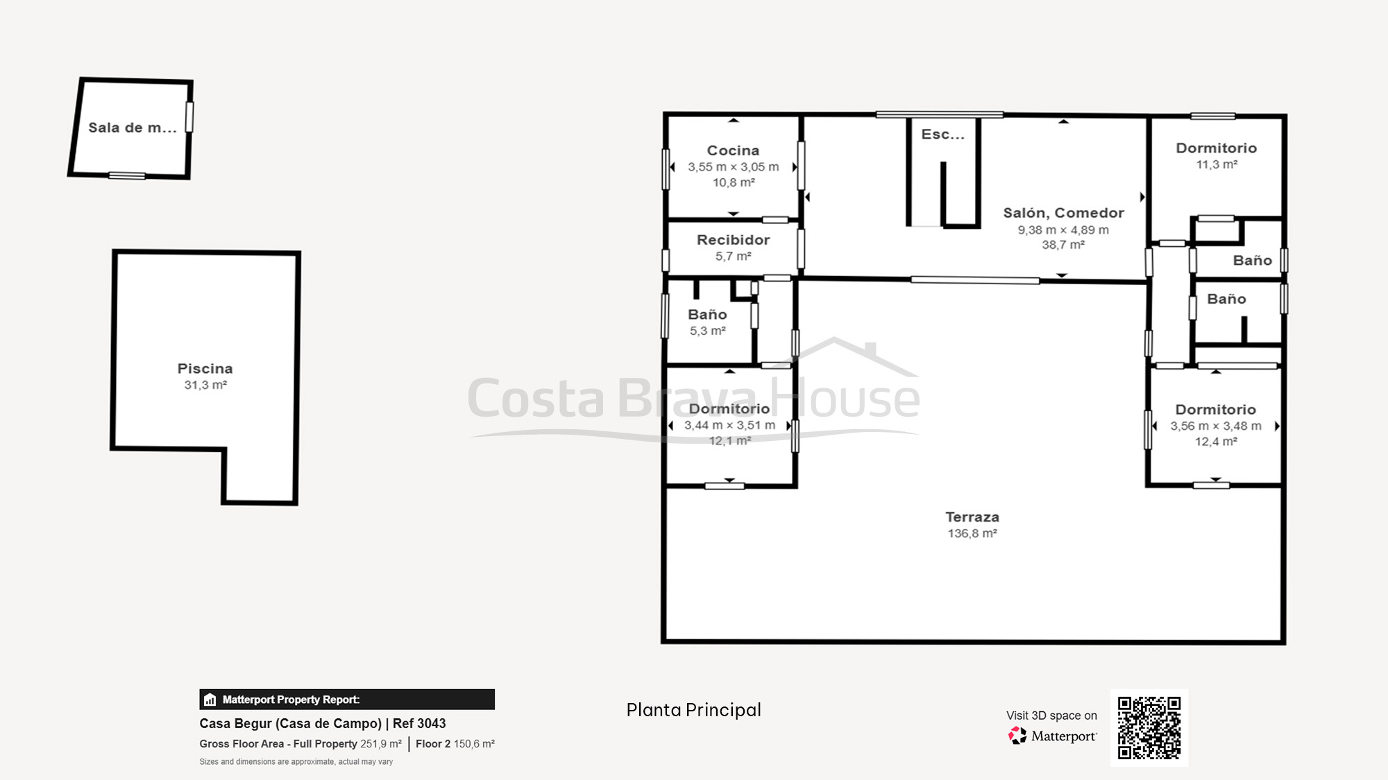 House in Begur with private pool, large garden and tourist license in a quiet area