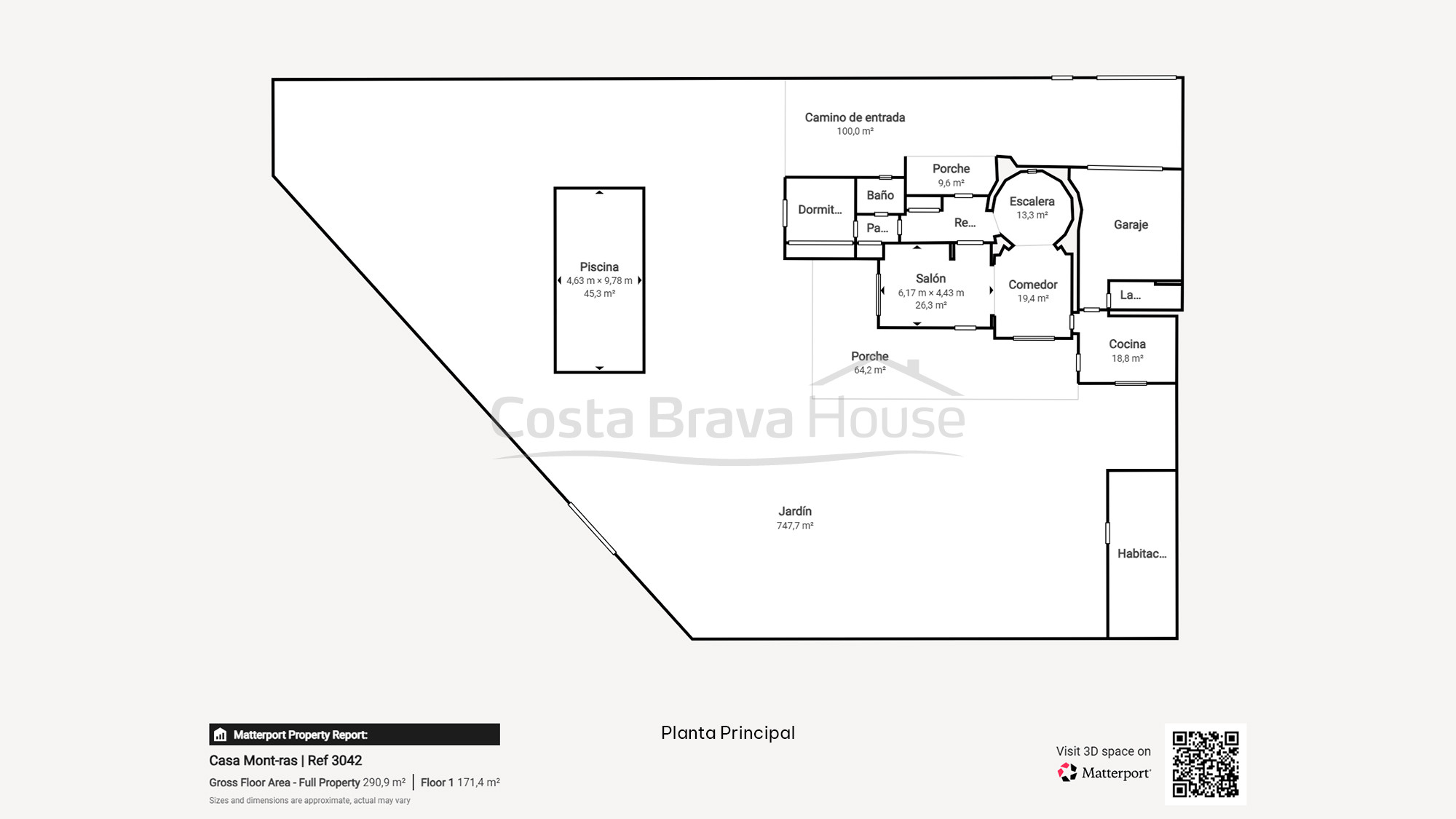 Chalet jumelé à Mont-ras avec piscine privée et jardin méditerranéen exclusif