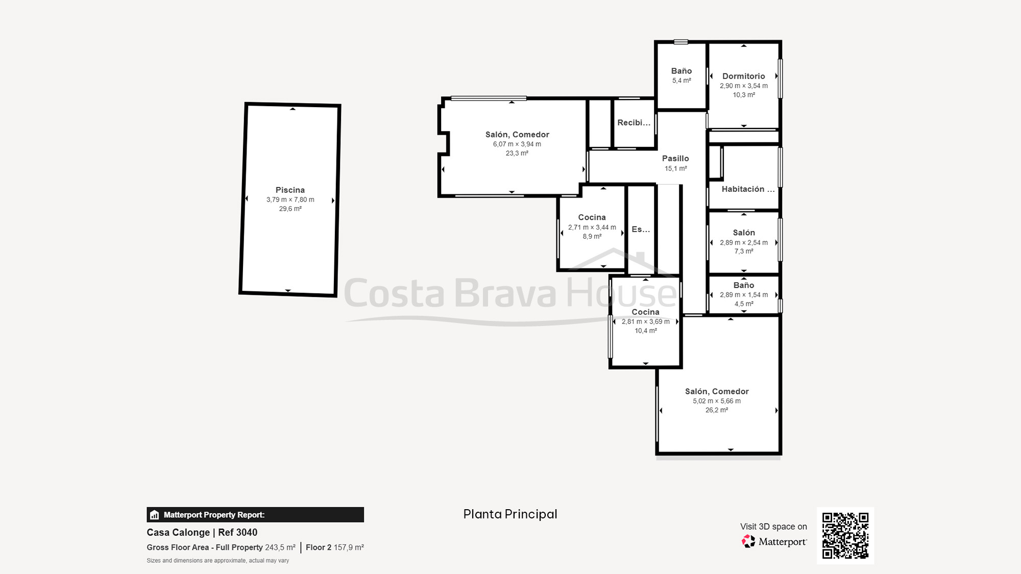 Villa in Calonge with private pool, flat garden and spacious family interiors