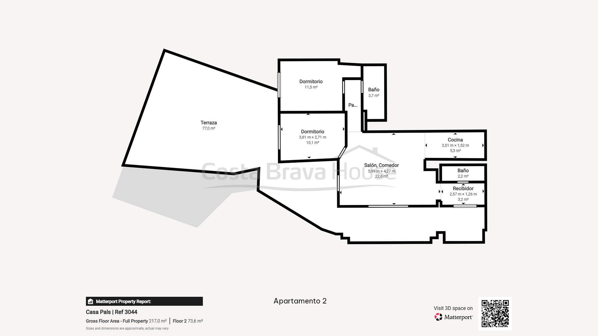 Maison à Pals divisée en trois appartements avec vue mer, piscine privée et terrasses